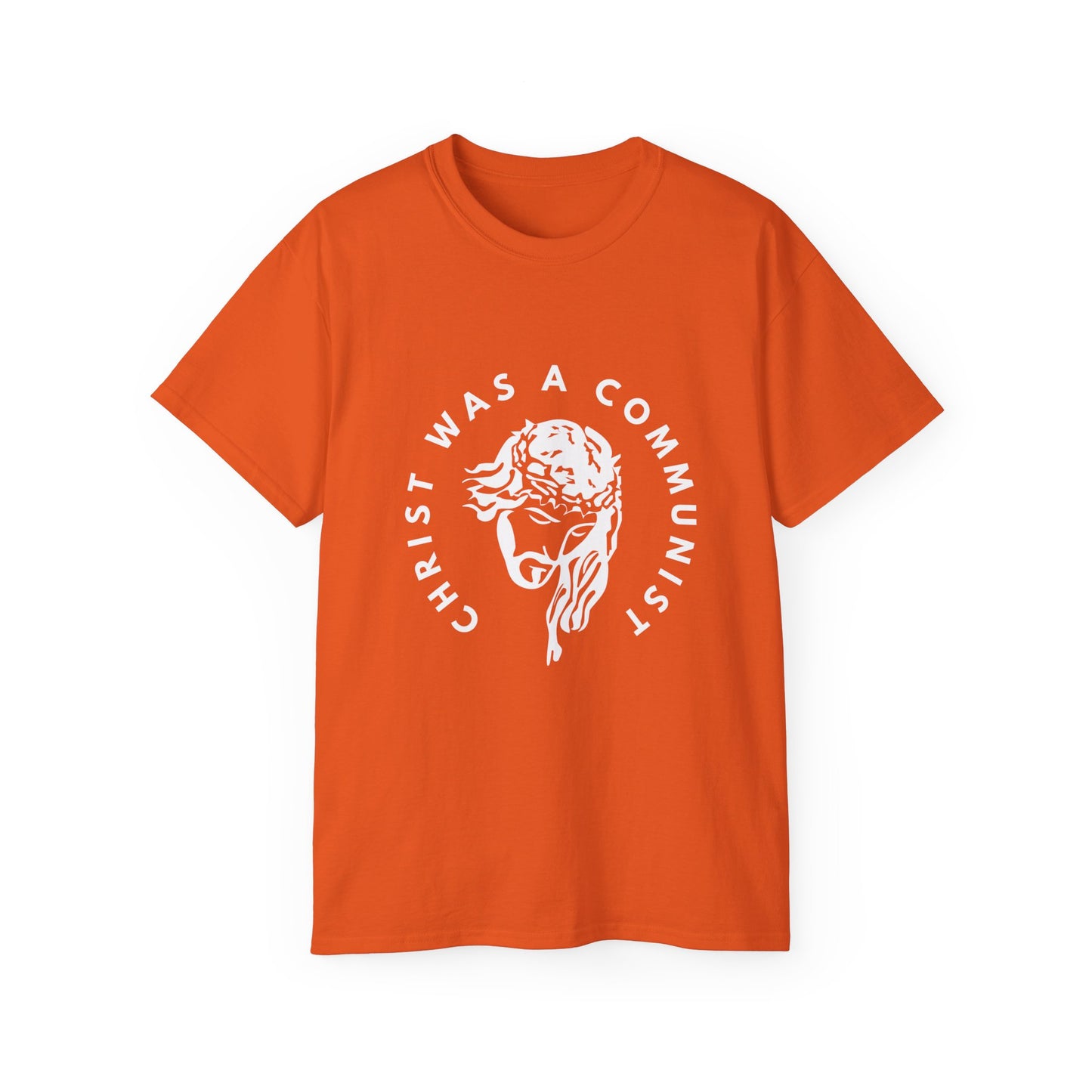 Christ Was a Communist Jesus Leftist Unisex Ultra Cotton Tee