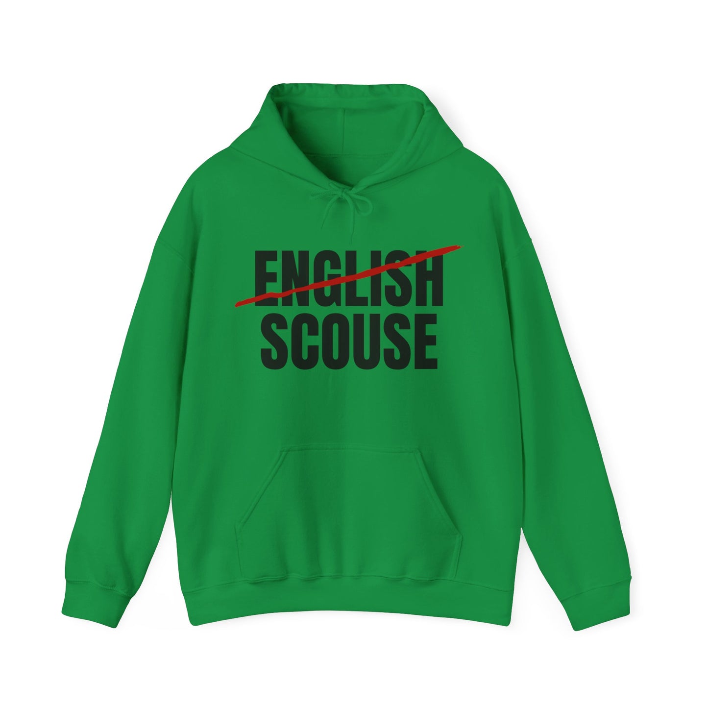 Scouse Not English Liverpool Scouser People's Republic of Liverpool Unisex Heavy Blend Hooded Sweatshirt