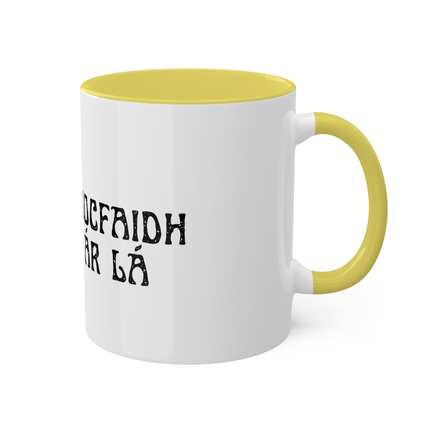 Irish Tricolour United Ireland Tiocfaidh ár lá with Black Fist Erin go Bragh Irish Republican Colourful Mug