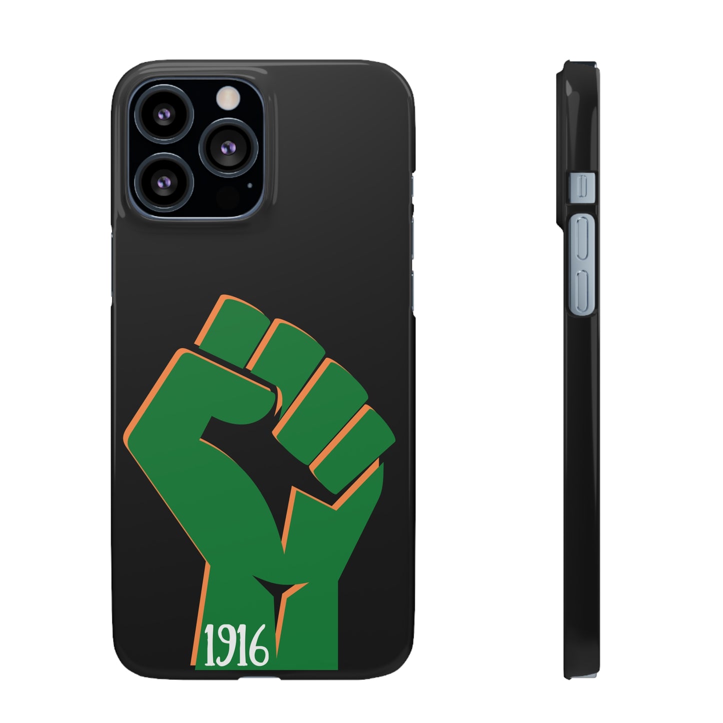 Irish Flag Fist Tricolour 1916 Easter Rising IRA Commemorative iPhone and Samsung Galaxy Snap Phone Cases