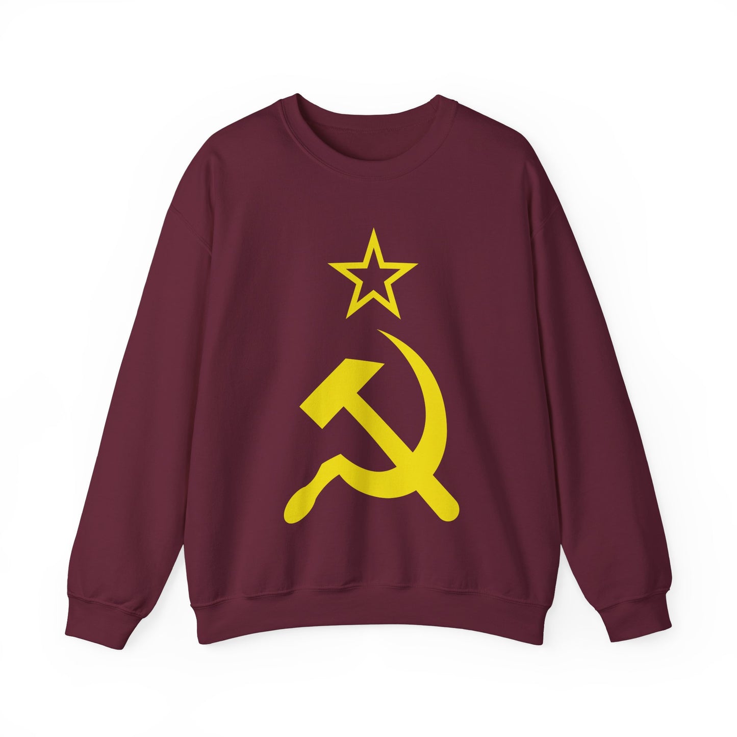 Socialist Hammer and Sickle Communist Leftist Unisex Crewneck Sweatshirt