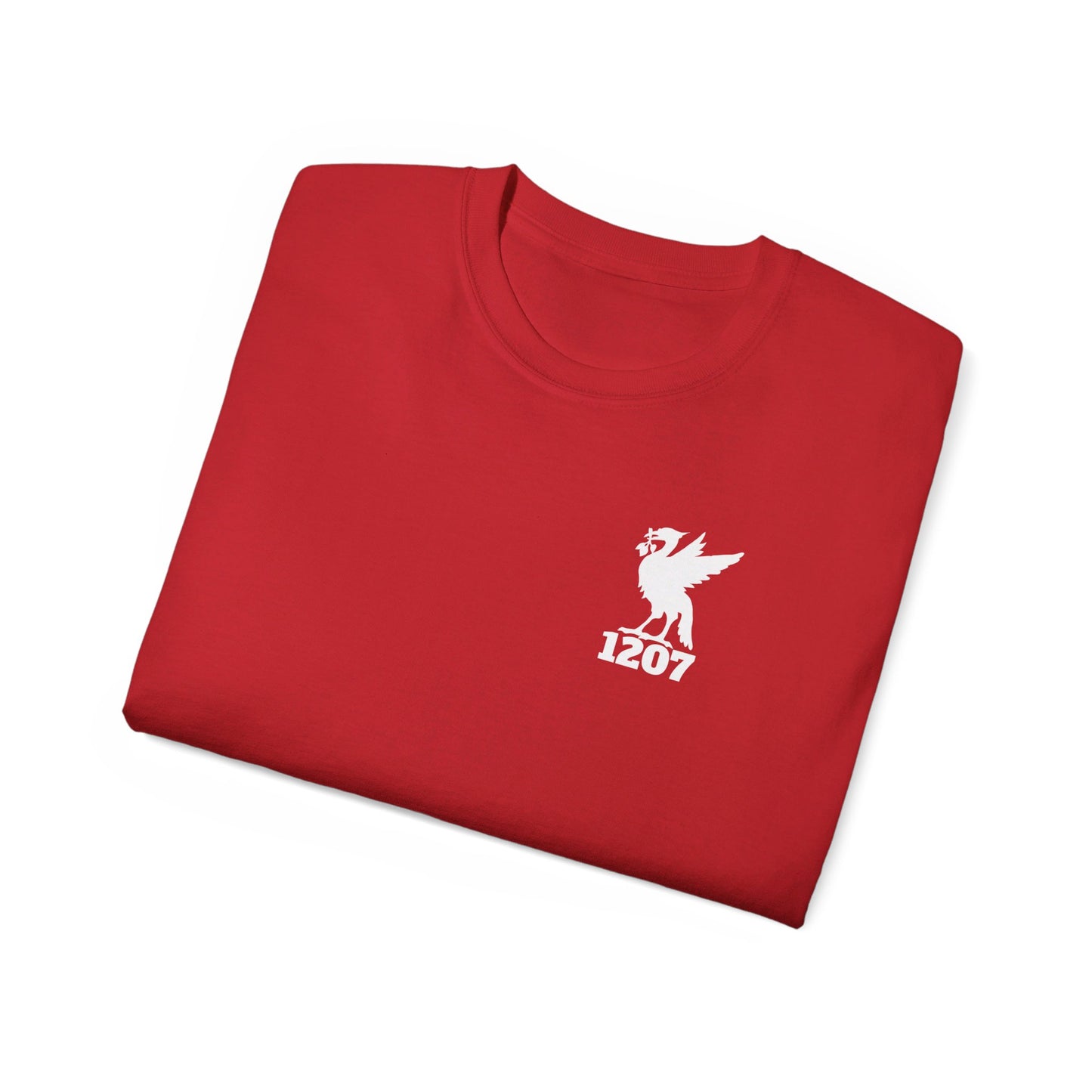 Liverpool Scouser 1207 Founding of the City of Liverpool Liver Bird Scouse Unisex Ultra Cotton Tee
