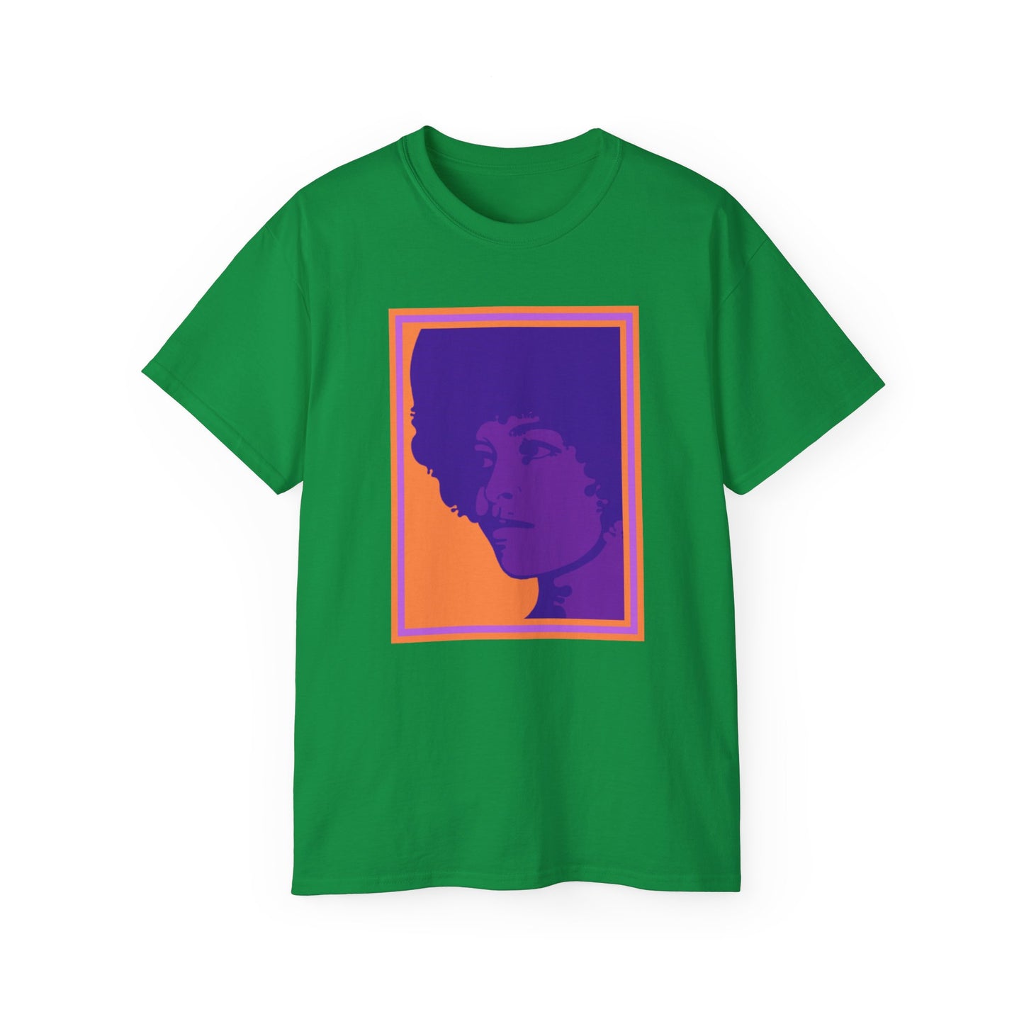 Angela Davis Feminist Activist 70's Retro Leftist BLM Unisex Ultra Cotton Tee