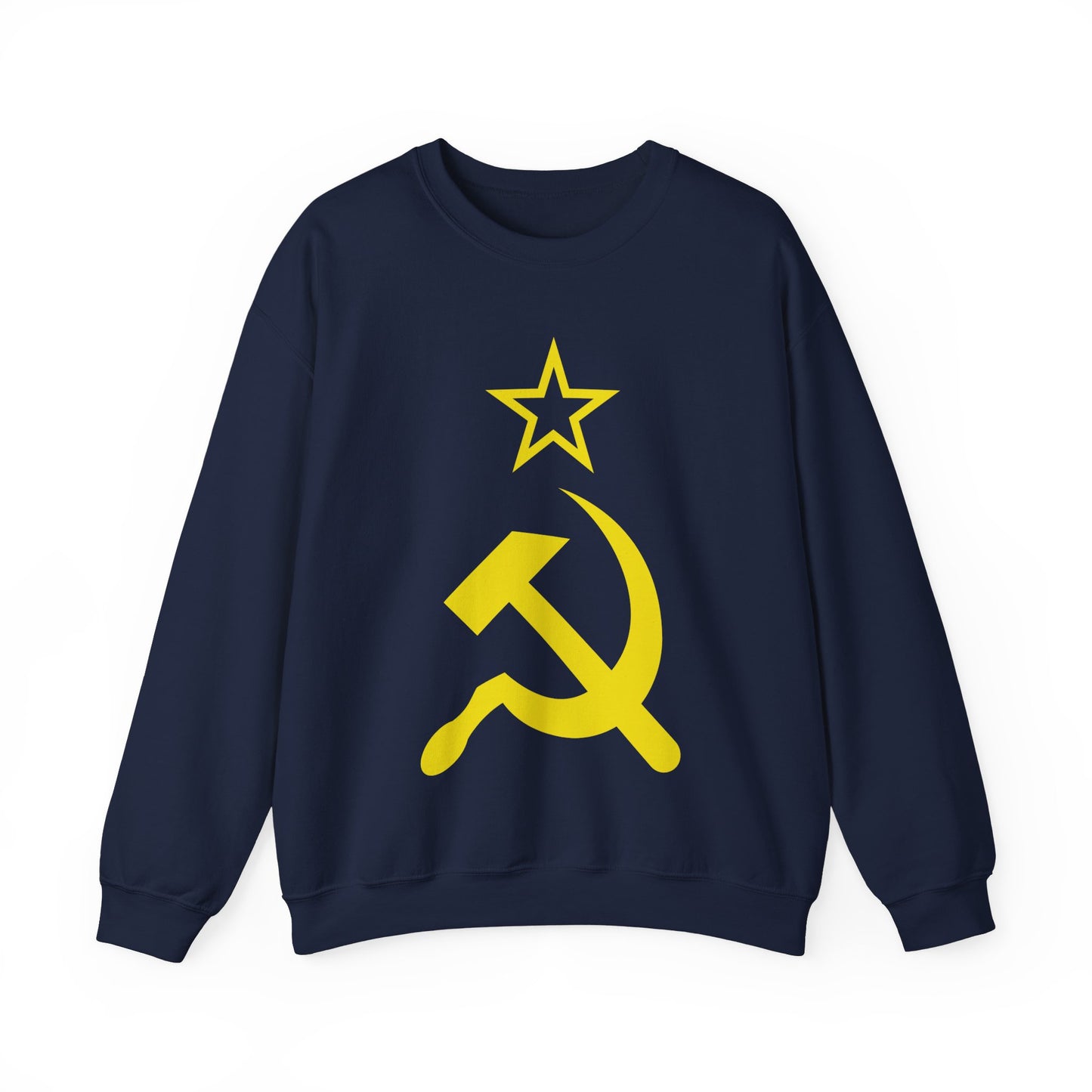 Socialist Hammer and Sickle Communist Leftist Unisex Crewneck Sweatshirt