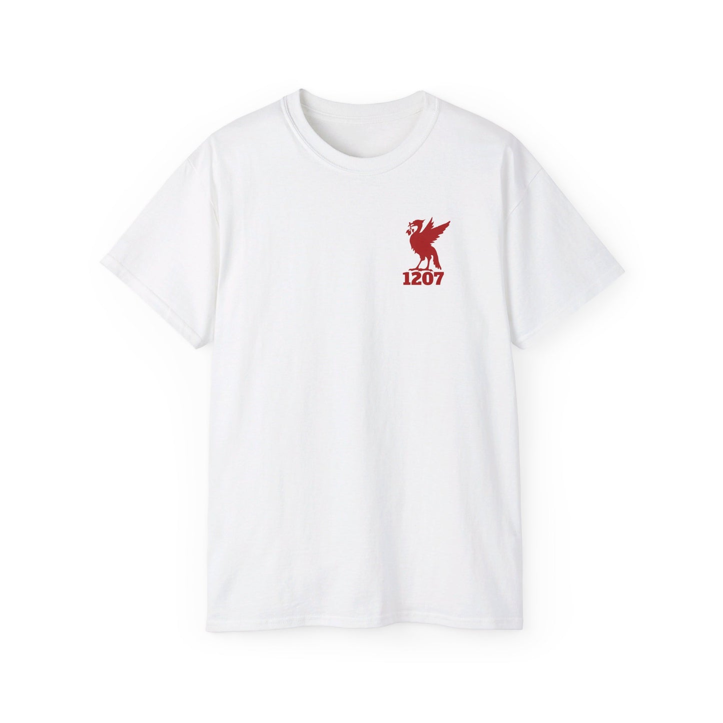 Liverpool Scouser 1207 Founding of the City of Liverpool Liver Bird Scouse Unisex Ultra Cotton Tee