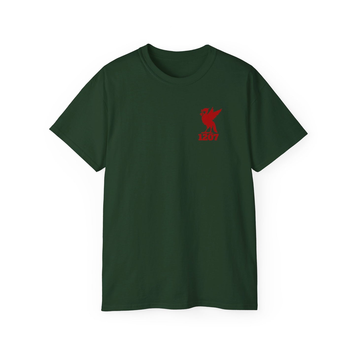 Liverpool Scouser 1207 Founding of the City of Liverpool Liver Bird Scouse Unisex Ultra Cotton Tee