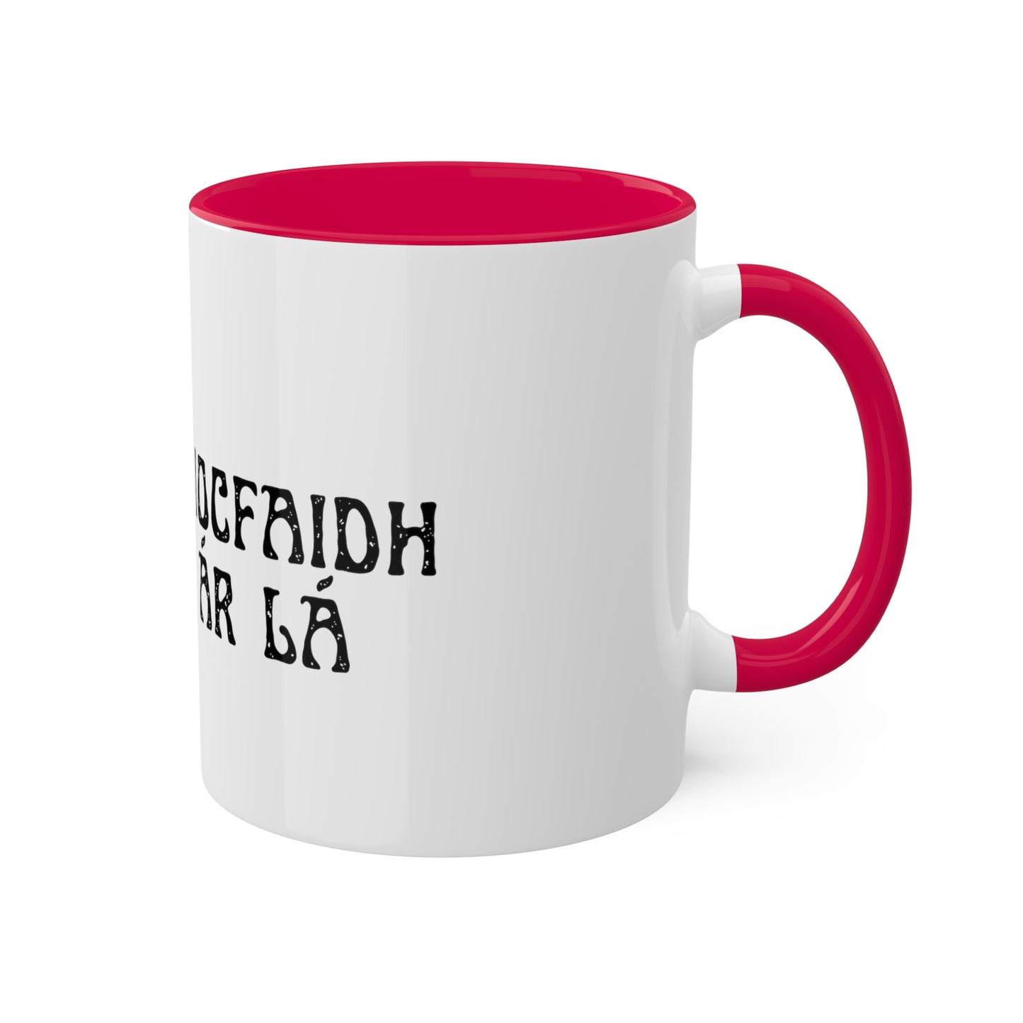 Irish Tricolour United Ireland Tiocfaidh ár lá with Black Fist Erin go Bragh Irish Republican Colourful Mug