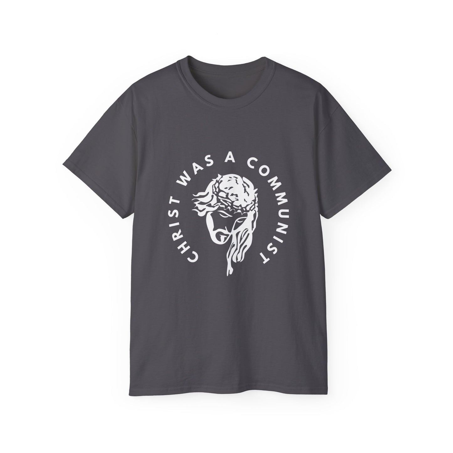 Christ Was a Communist Jesus Leftist Unisex Ultra Cotton Tee