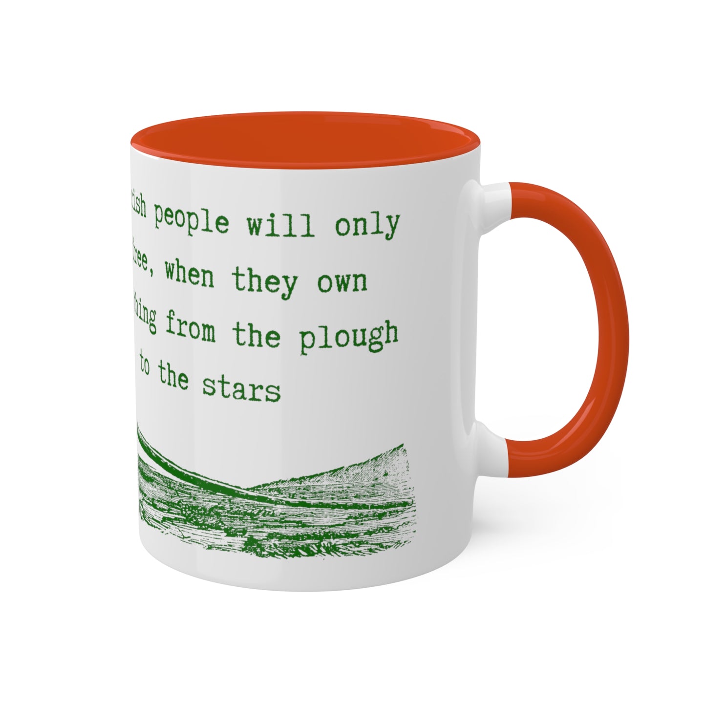 Irish United Ireland James Connolly Quote Plough To The Stars Irish Republican Fenian Colourful Mug