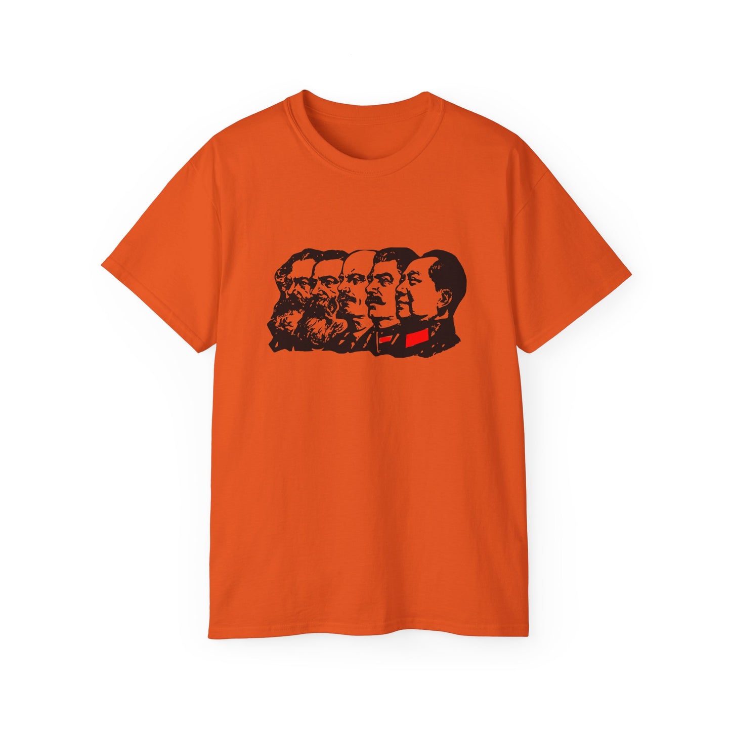 Leftist Marx Engels Lenin Stalin and Mao Communist Unisex Ultra Cotton Tee