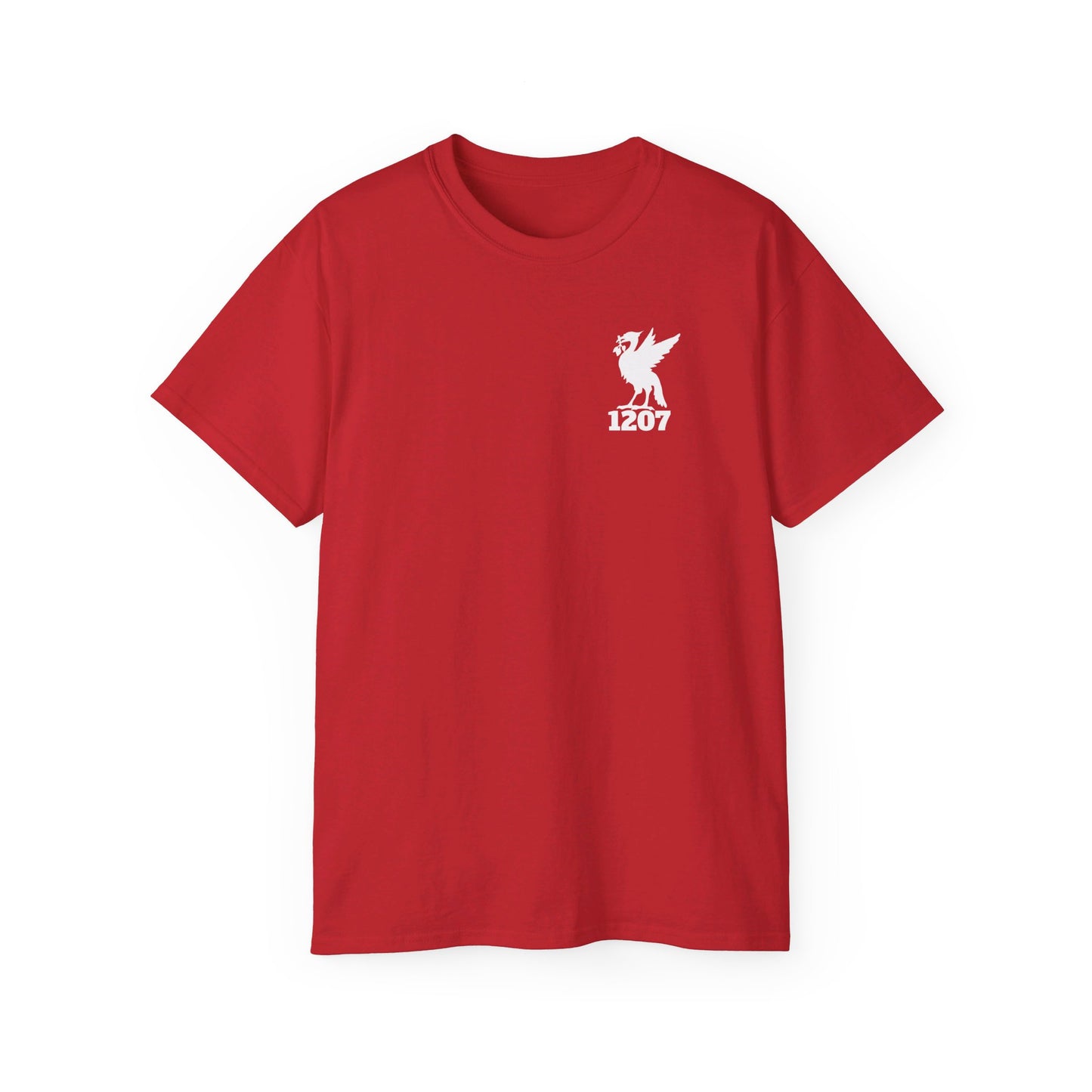 Liverpool Scouser 1207 Founding of the City of Liverpool Liver Bird Scouse Unisex Ultra Cotton Tee