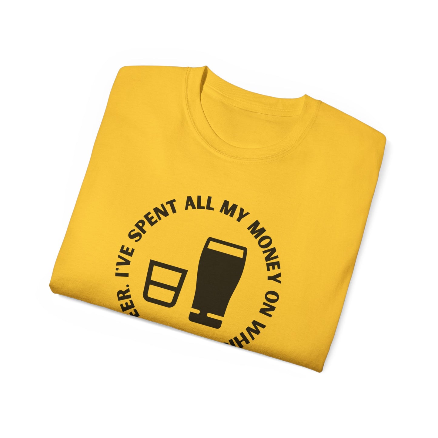 The Dubliners The Wild Rover I've Spent All My Money On Whiskey and Beer Irish Folk Music Luke Kelly Unisex Ultra Cotton Tee