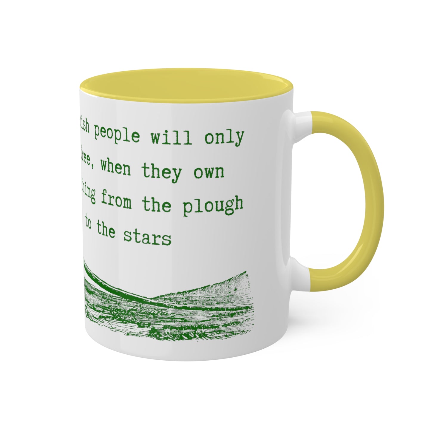 Irish United Ireland James Connolly Quote Plough To The Stars Irish Republican Fenian Colourful Mug