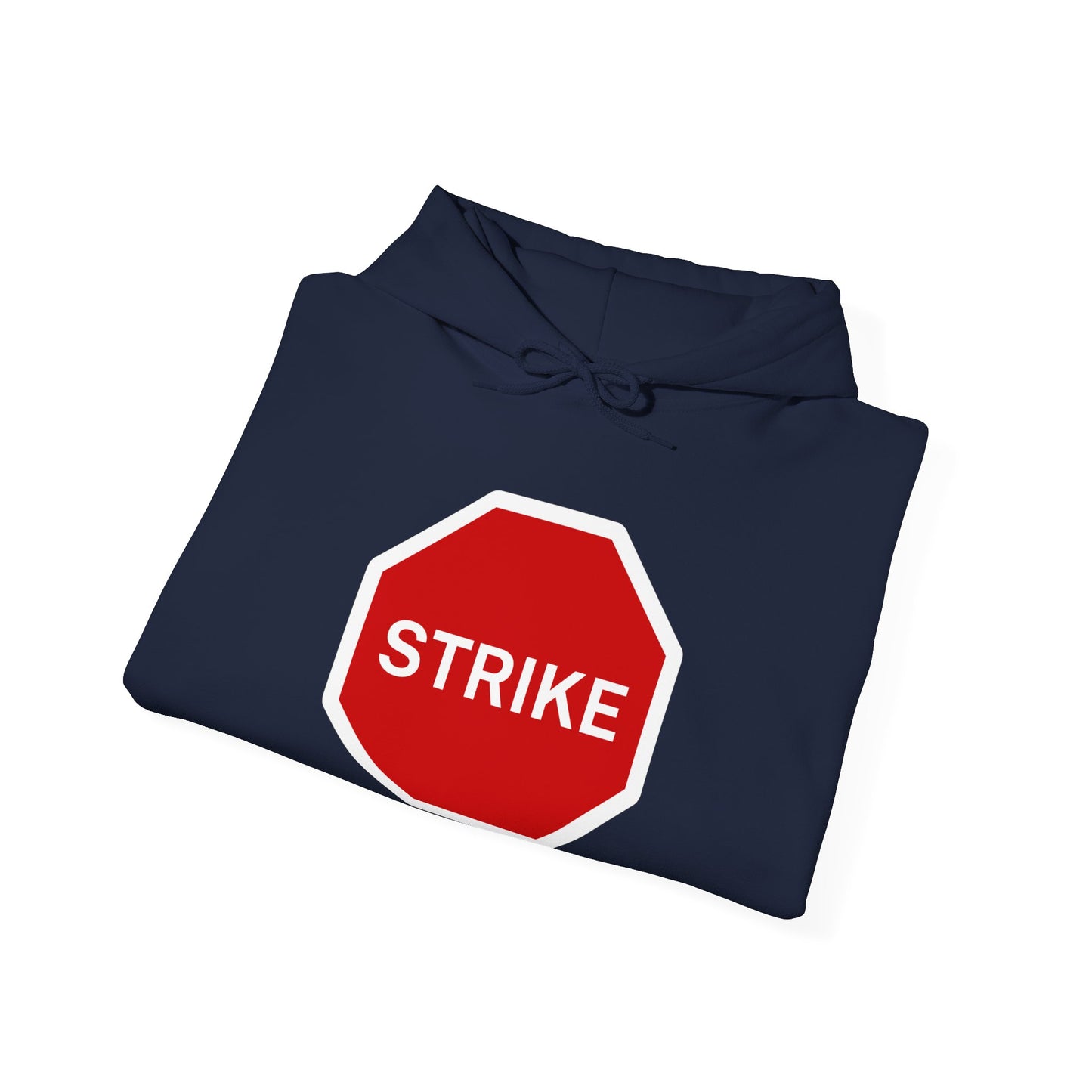 Labour Union Strike Stop Sign Red Leftist Socialist Trade Union Hoodie Unisex Heavy Blend Hooded Sweatshirt
