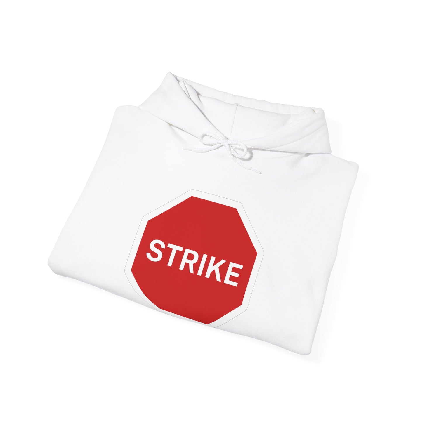 Labour Union Strike Stop Sign Red Leftist Socialist Trade Union Hoodie Unisex Heavy Blend Hooded Sweatshirt