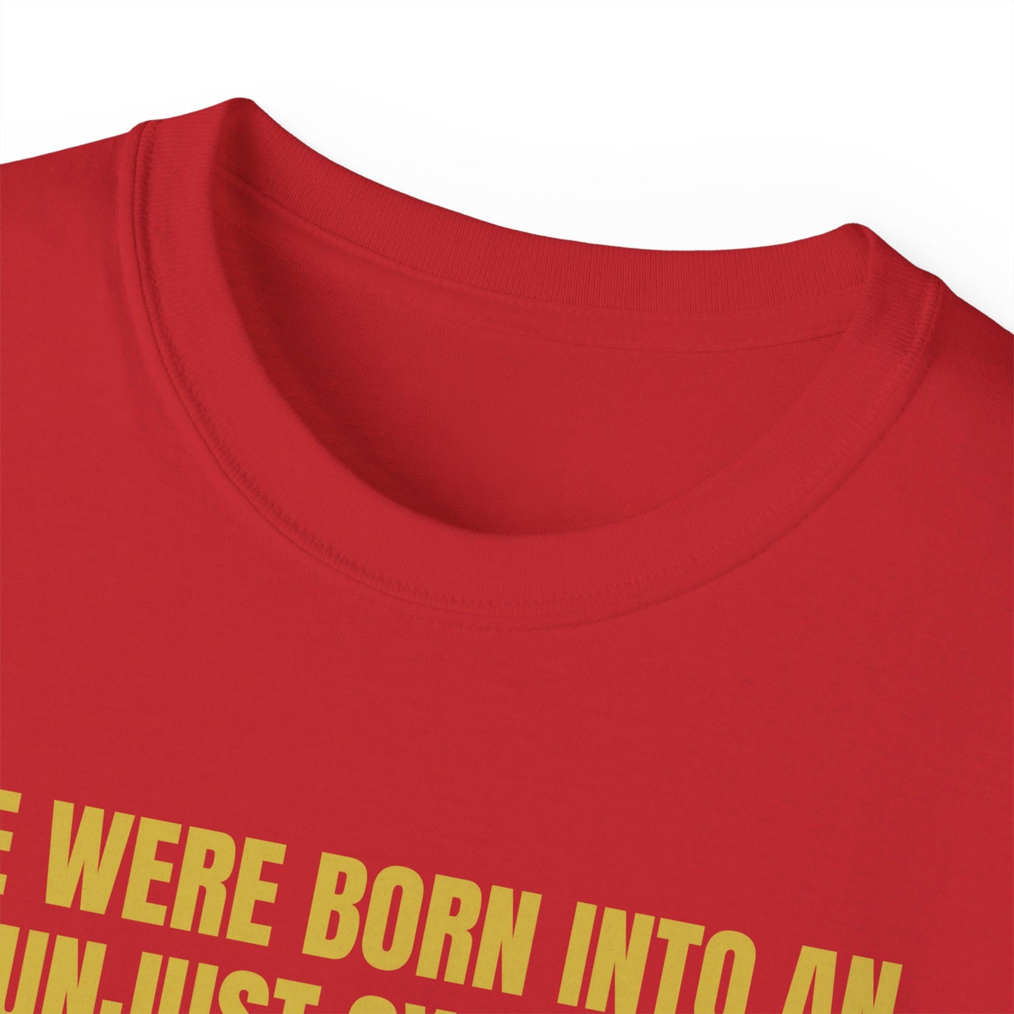 Irish Republican Bernadette Devlin We Were Born into an Unjust System United Ireland Erin go Bragh Tiocfaidh ár lá Unisex Ultra Cotton Tee
