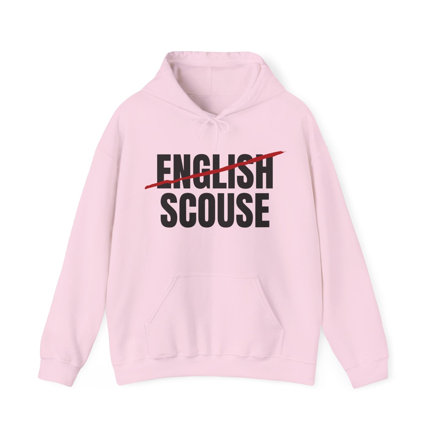 Scouse Not English Liverpool Scouser People's Republic of Liverpool Unisex Heavy Blend Hooded Sweatshirt