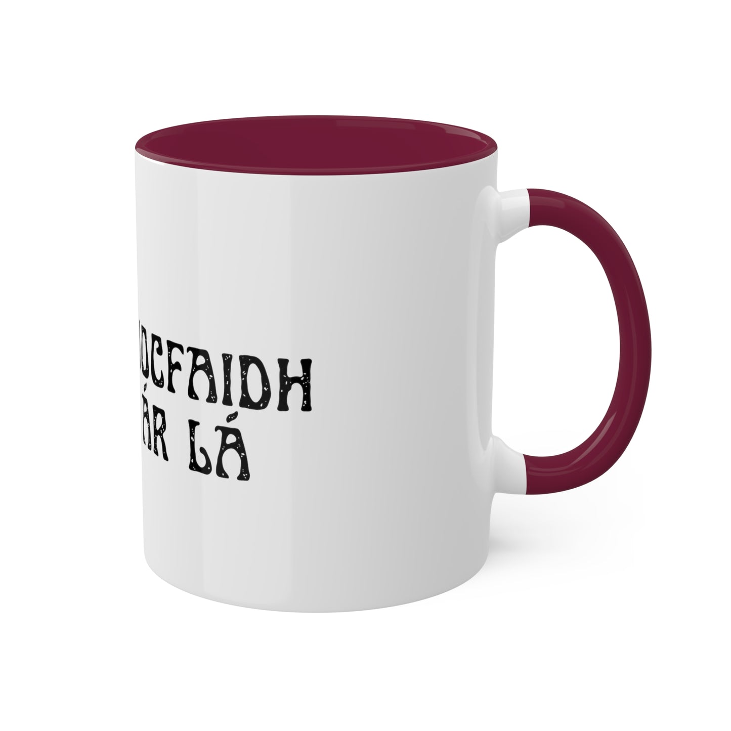 Irish Tricolour United Ireland Tiocfaidh ár lá with Black Fist Erin go Bragh Irish Republican Colourful Mug