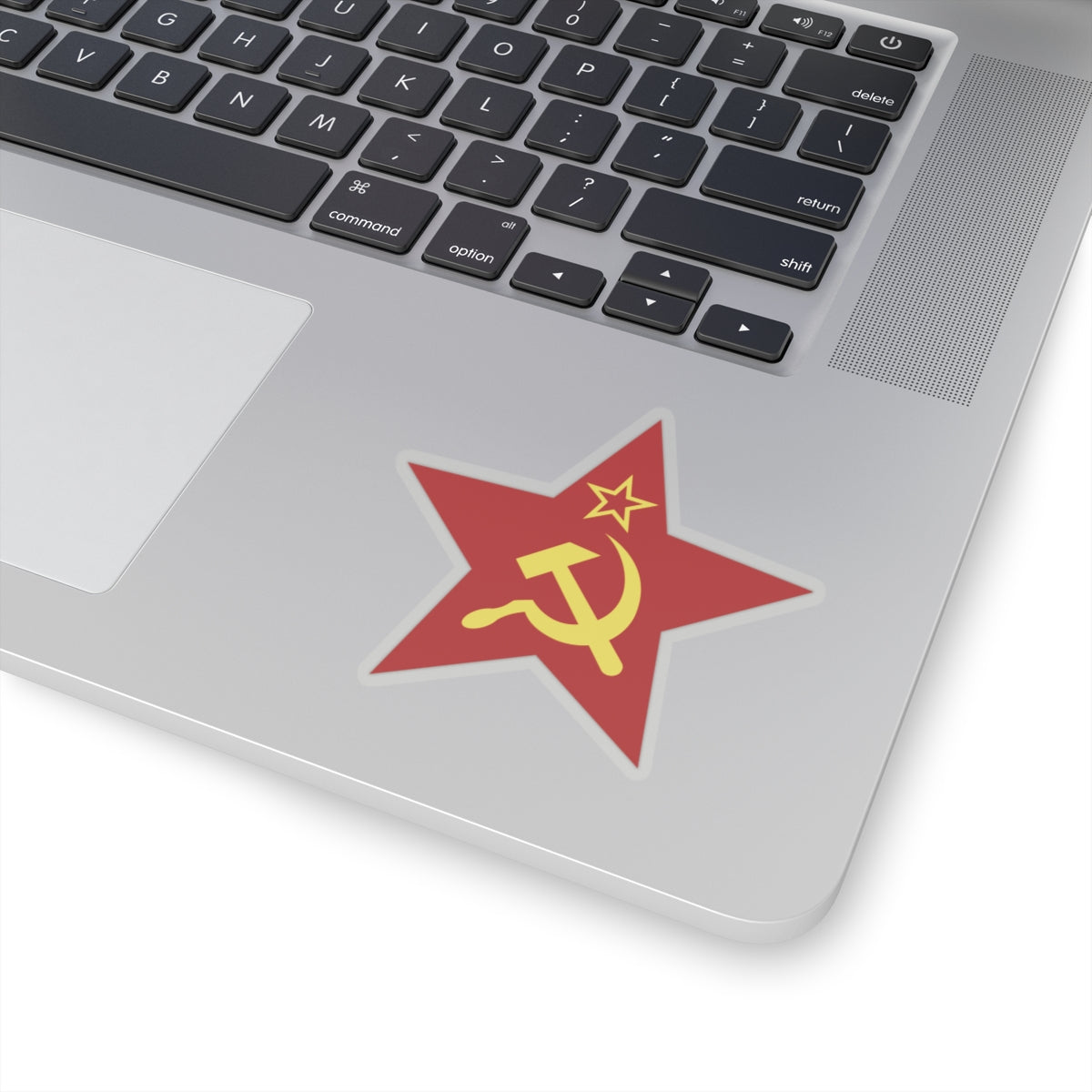 Socialist Red Star with Hammer and Sickle Leftist Communist Bubble-free Sticker