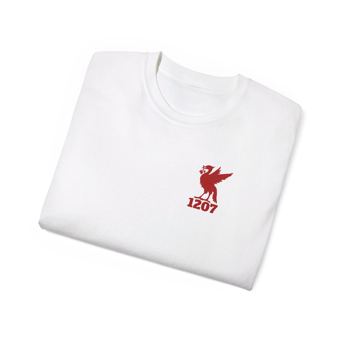 Liverpool Scouser 1207 Founding of the City of Liverpool Liver Bird Scouse Unisex Ultra Cotton Tee