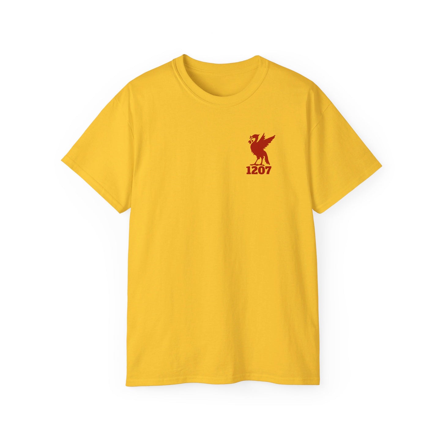 Liverpool Scouser 1207 Founding of the City of Liverpool Liver Bird Scouse Unisex Ultra Cotton Tee