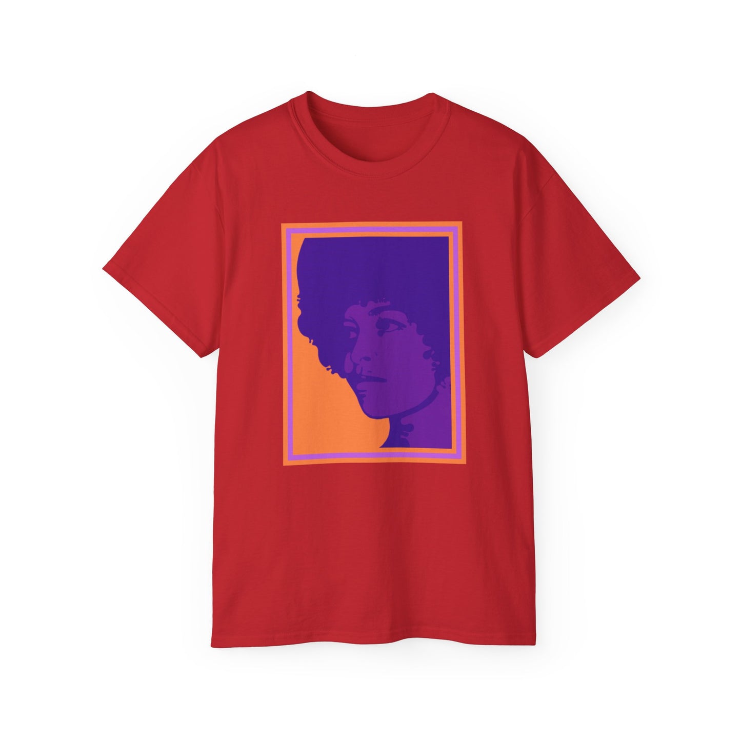 Angela Davis Feminist Activist 70's Retro Leftist BLM Unisex Ultra Cotton Tee