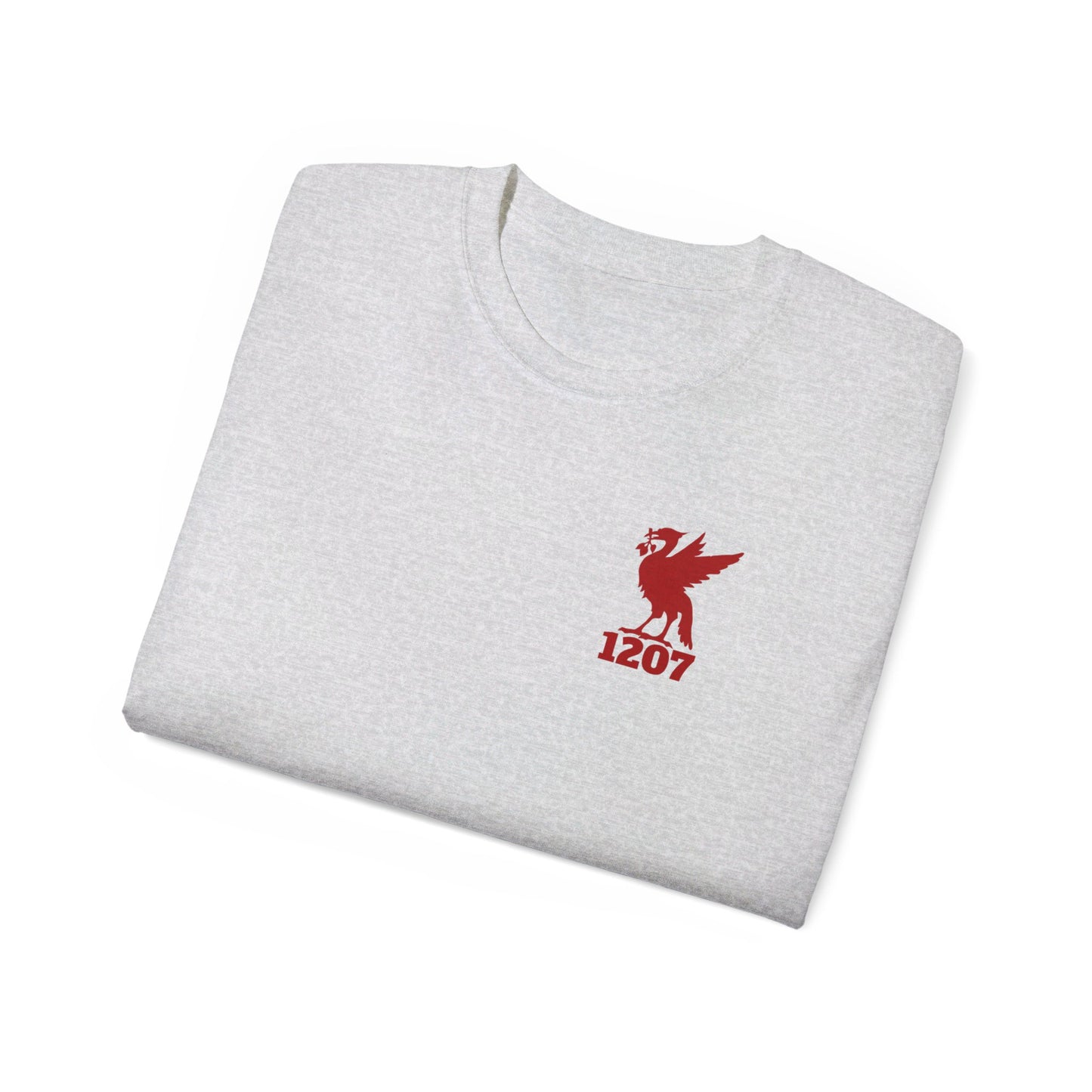 Liverpool Scouser 1207 Founding of the City of Liverpool Liver Bird Scouse Unisex Ultra Cotton Tee