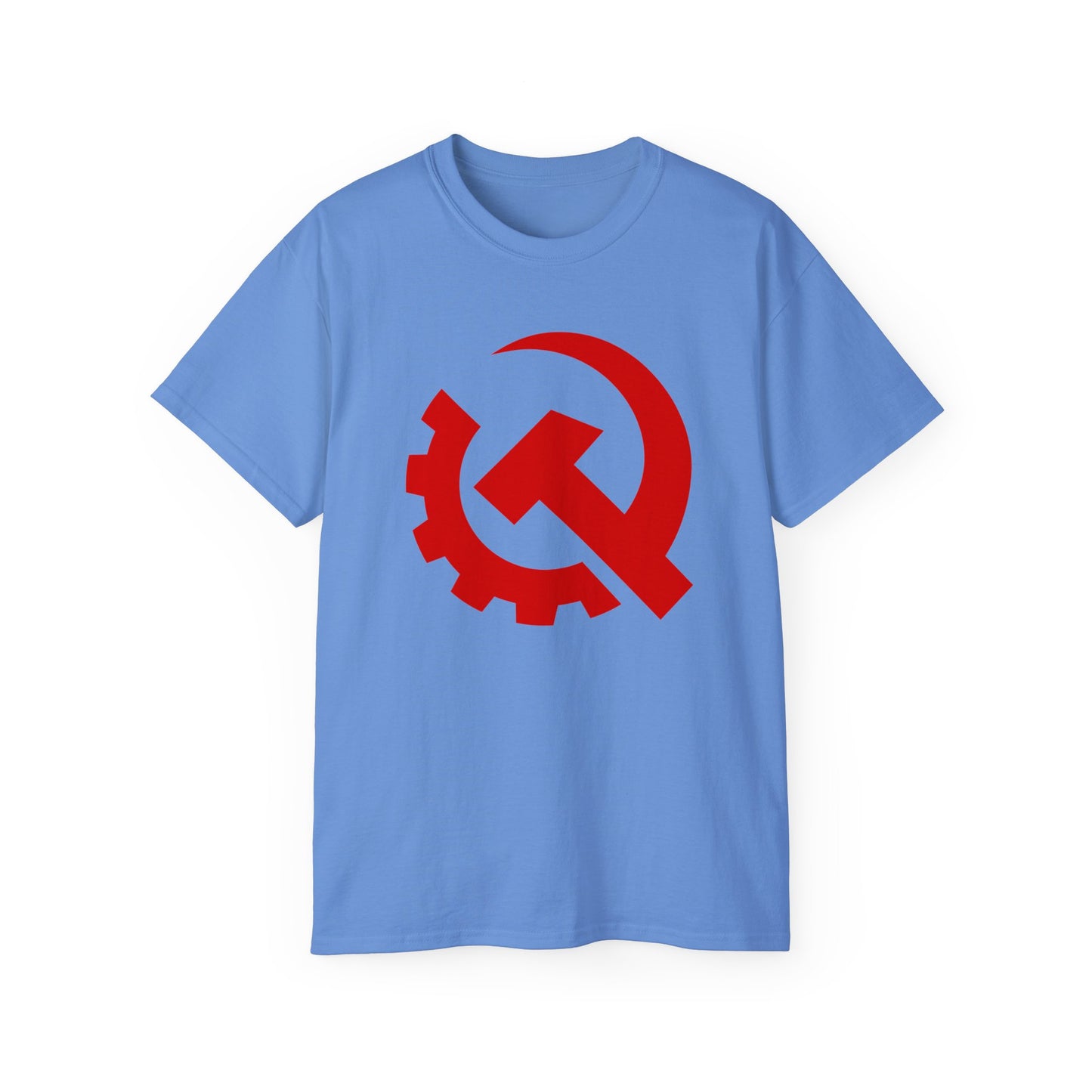 Leftist Industrial Style Hammer and Sickle Socialist Communist Unisex Ultra Cotton Tee
