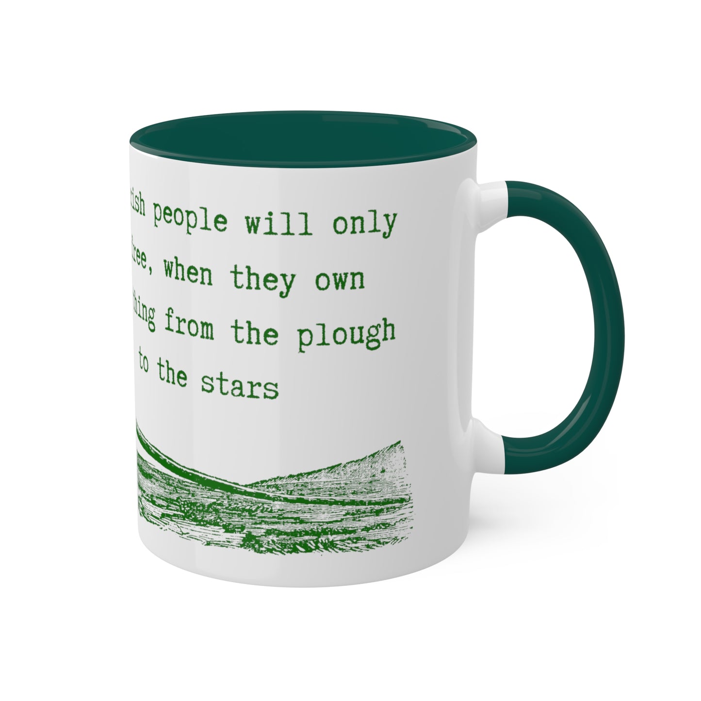 Irish United Ireland James Connolly Quote Plough To The Stars Irish Republican Fenian Colourful Mug
