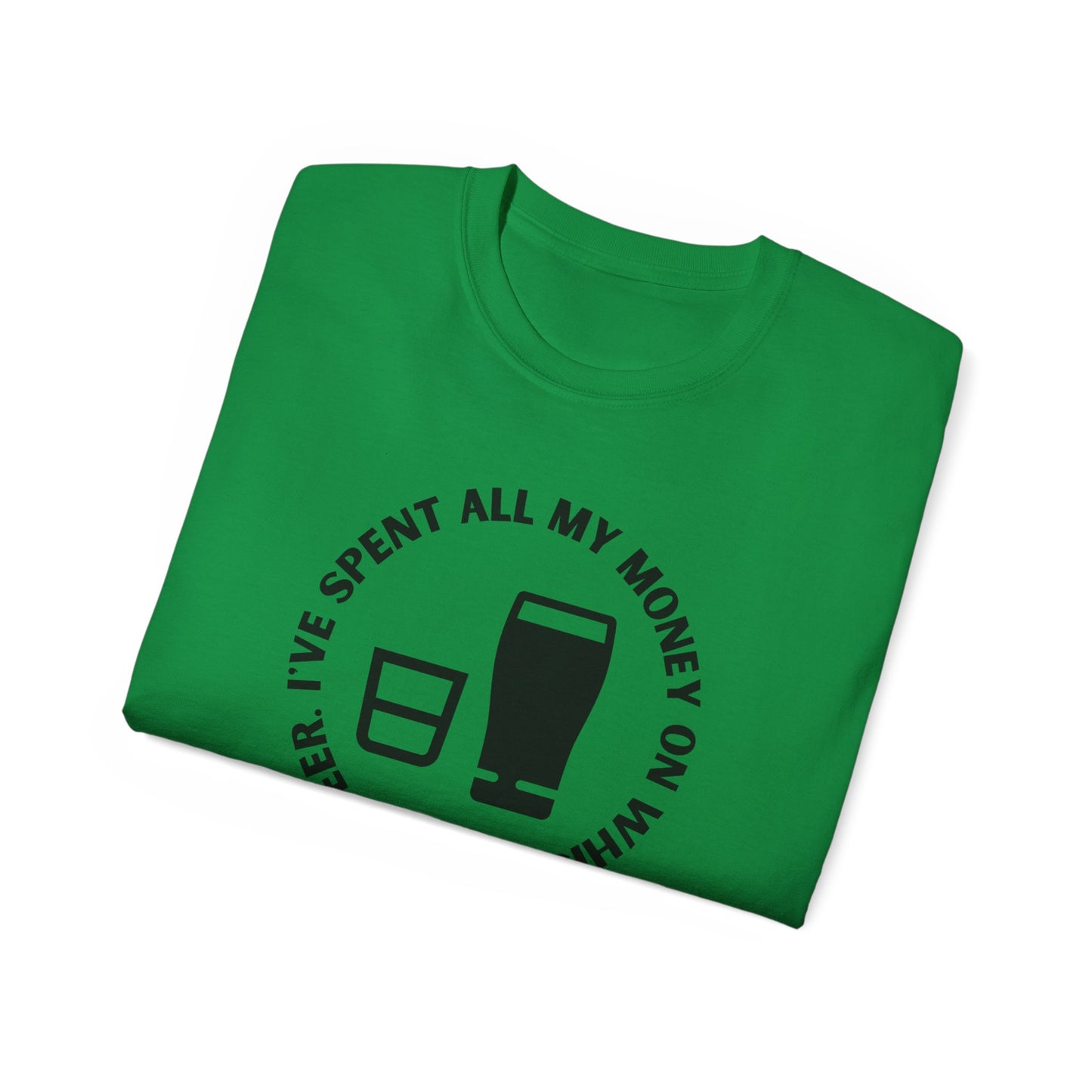 The Dubliners The Wild Rover I've Spent All My Money On Whiskey and Beer Irish Folk Music Luke Kelly Unisex Ultra Cotton Tee
