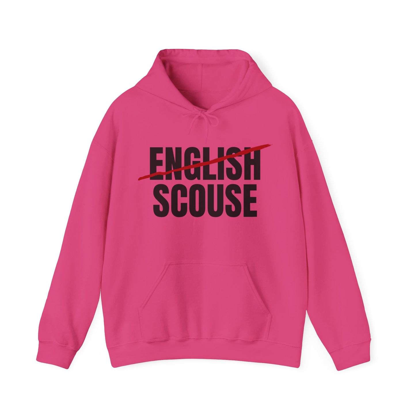 Scouse Not English Liverpool Scouser People's Republic of Liverpool Unisex Heavy Blend Hooded Sweatshirt