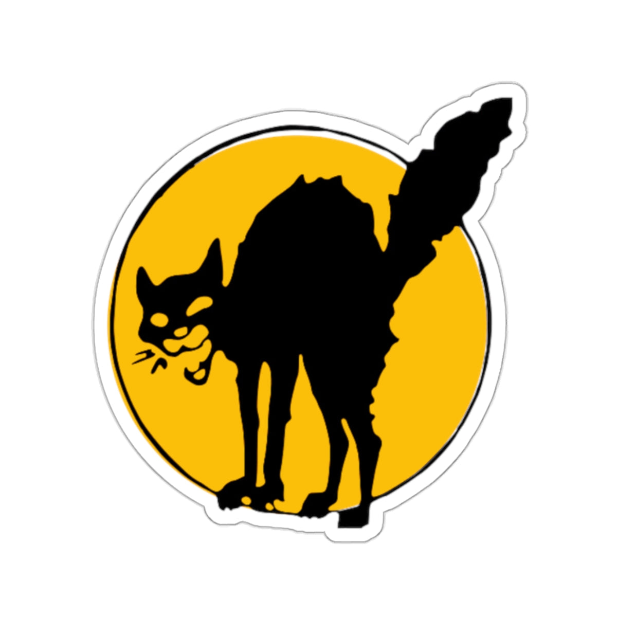 Sabo-Tabby Socialist Trade Union Industrial Workers of The World Leftist Sabby-Cat Kiss-Cut Sticker