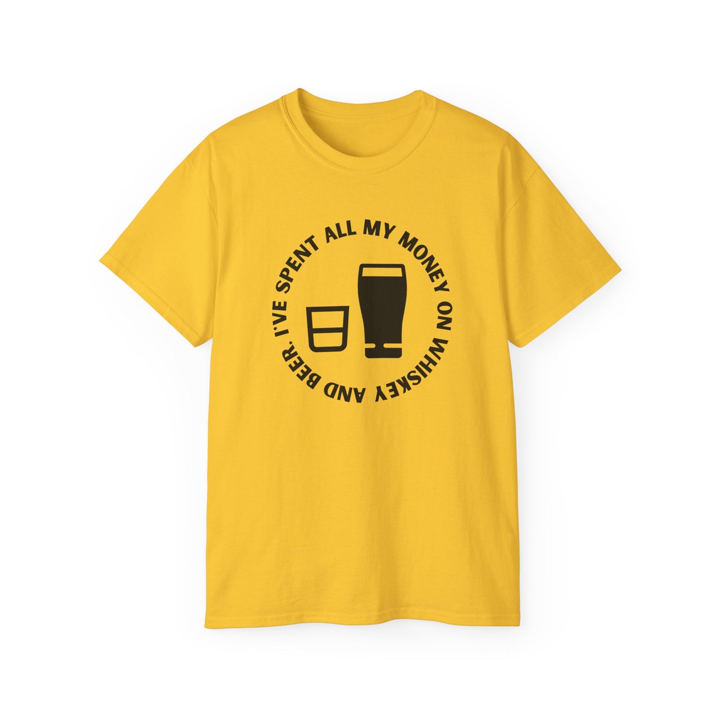 The Dubliners The Wild Rover I've Spent All My Money On Whiskey and Beer Irish Folk Music Luke Kelly Unisex Ultra Cotton Tee