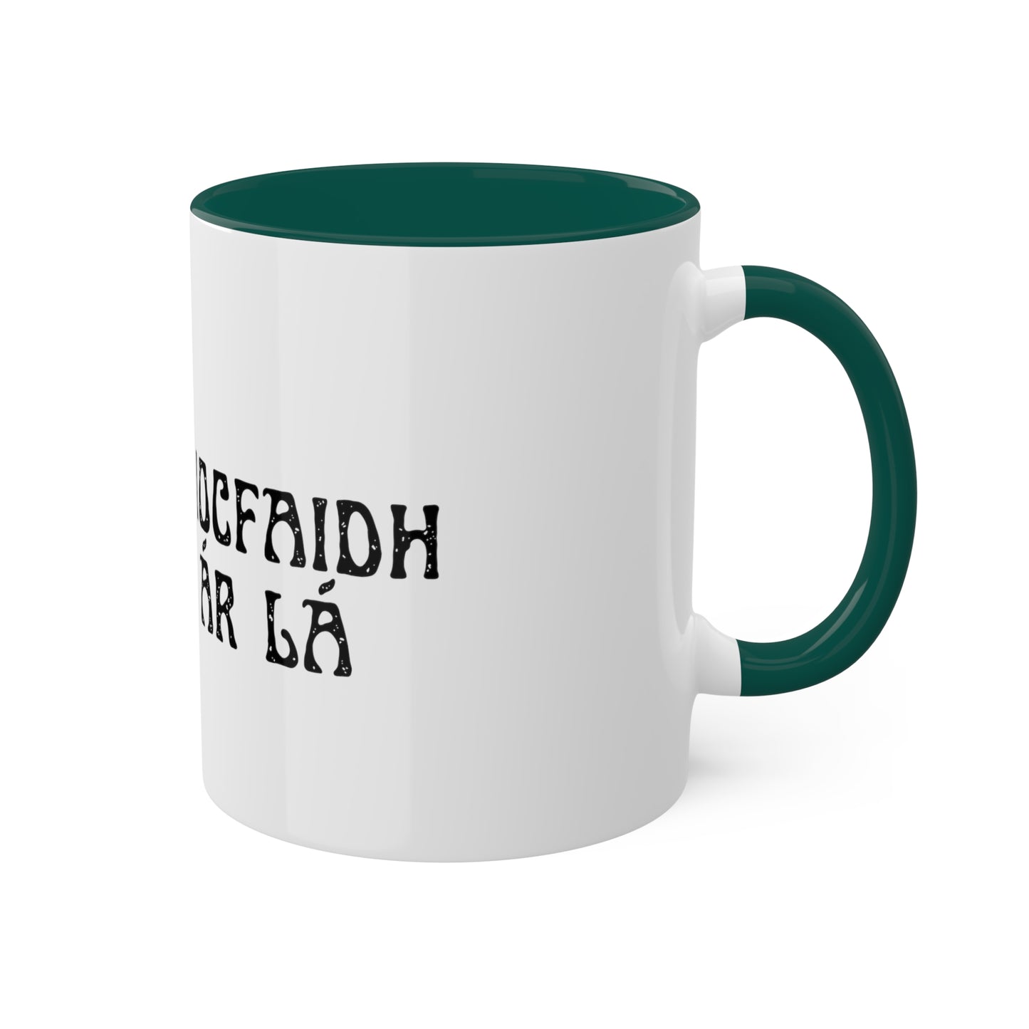 Irish Tricolour United Ireland Tiocfaidh ár lá with Black Fist Erin go Bragh Irish Republican Colourful Mug