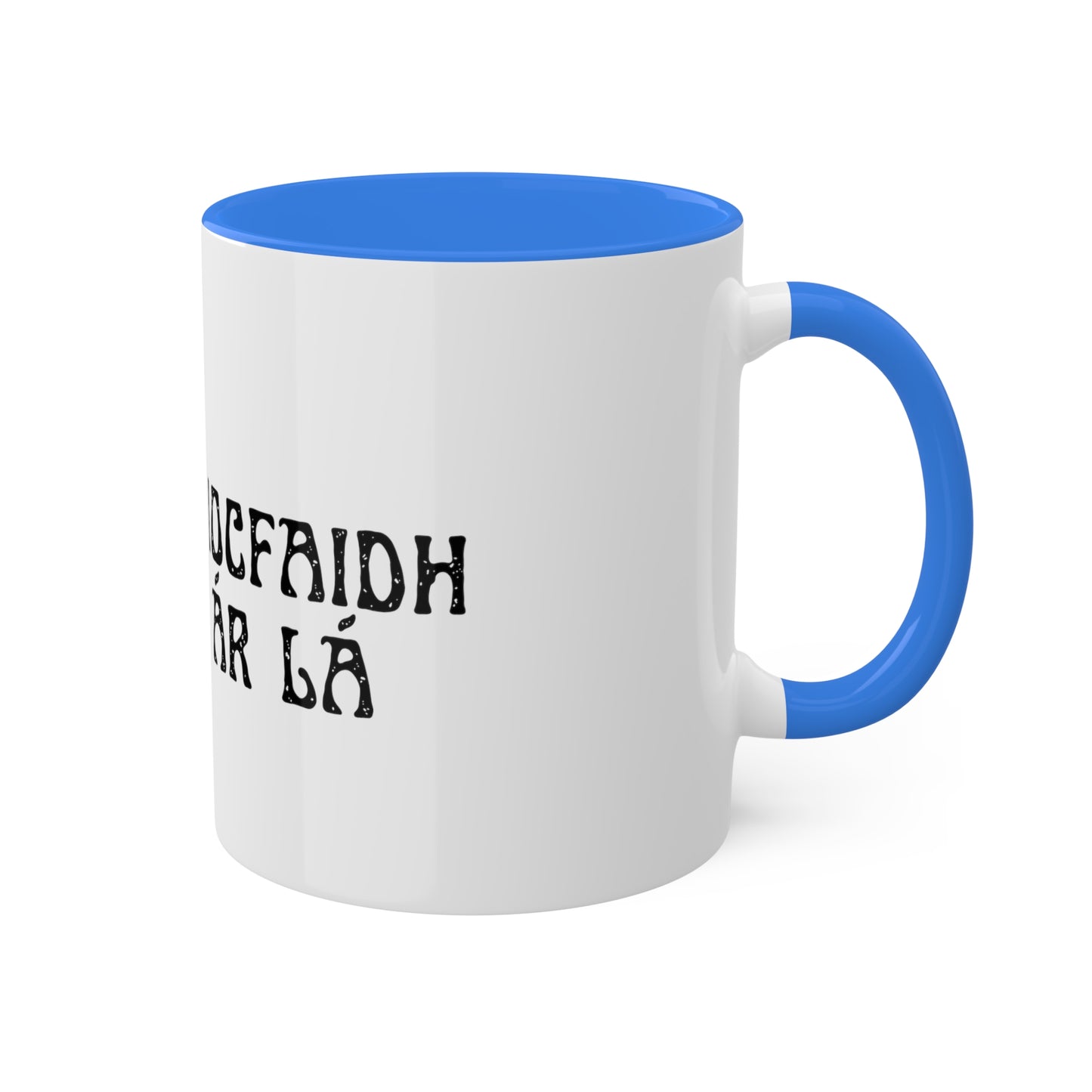 Irish Tricolour United Ireland Tiocfaidh ár lá with Black Fist Erin go Bragh Irish Republican Colourful Mug