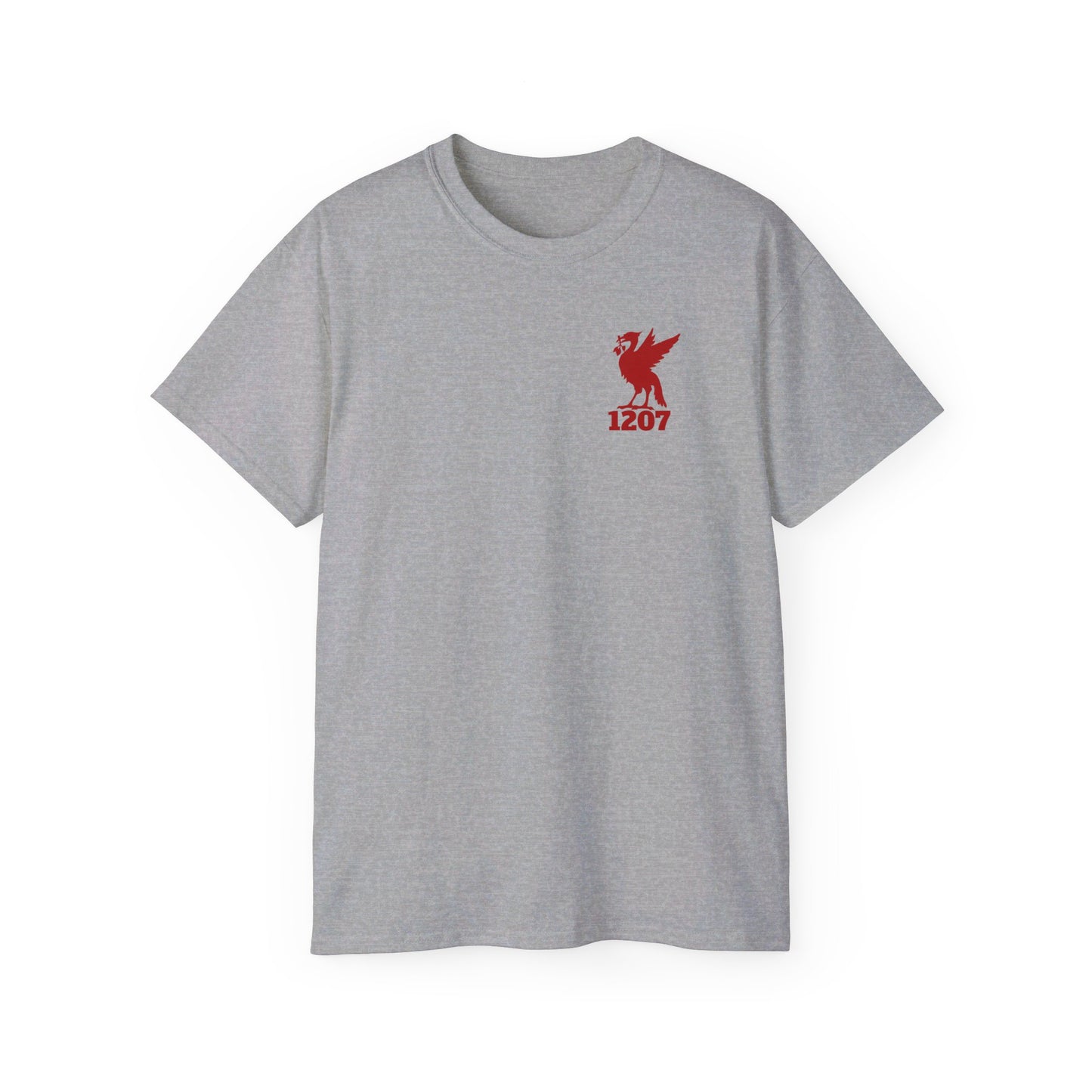Liverpool Scouser 1207 Founding of the City of Liverpool Liver Bird Scouse Unisex Ultra Cotton Tee
