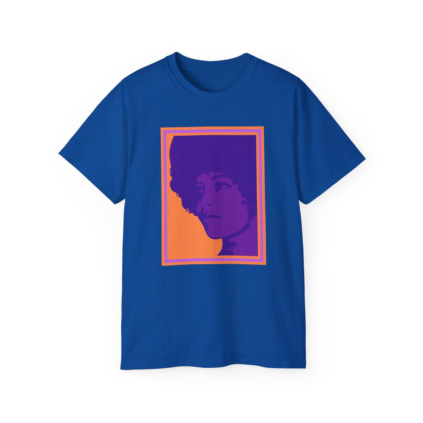 Angela Davis Feminist Activist 70's Retro Leftist BLM Unisex Ultra Cotton Tee