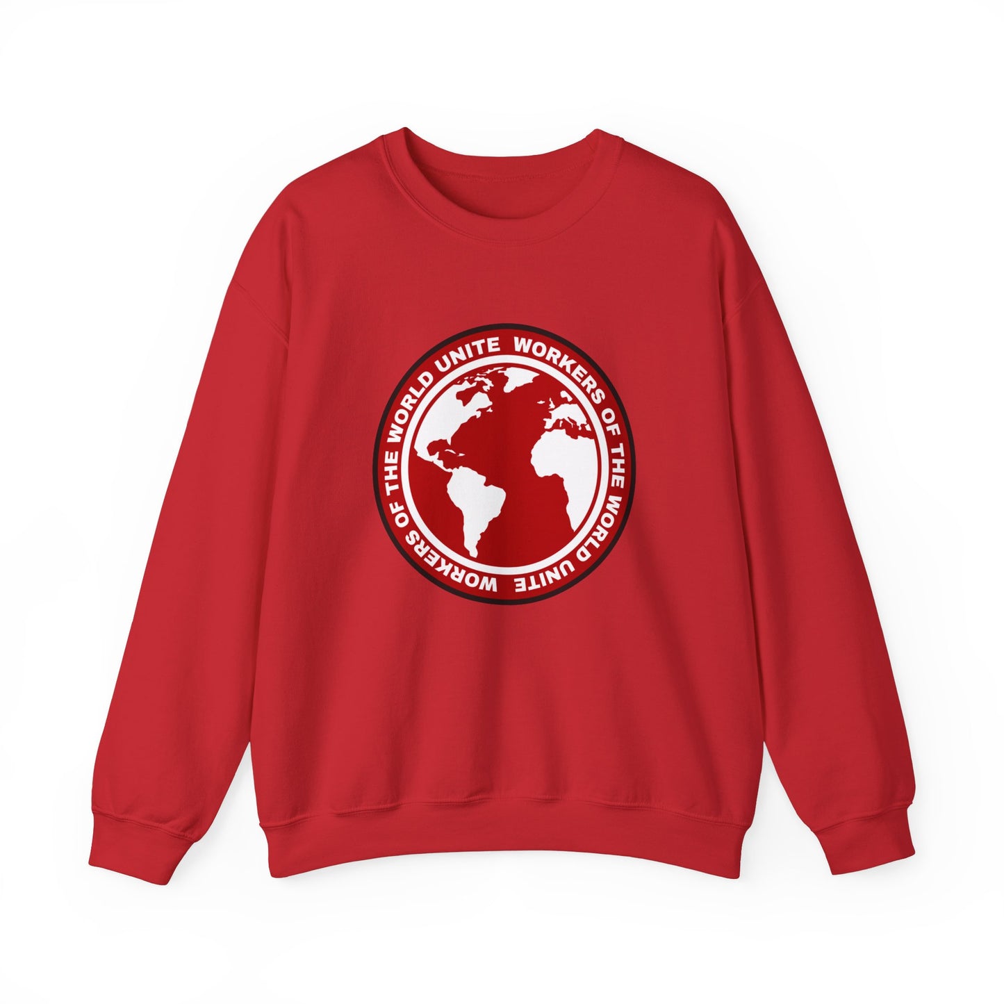 Workers of The World Unite May Day Socialist Solidarity 1st May Solidarity Marx Unisex Heavy Blend Crewneck Sweatshirt