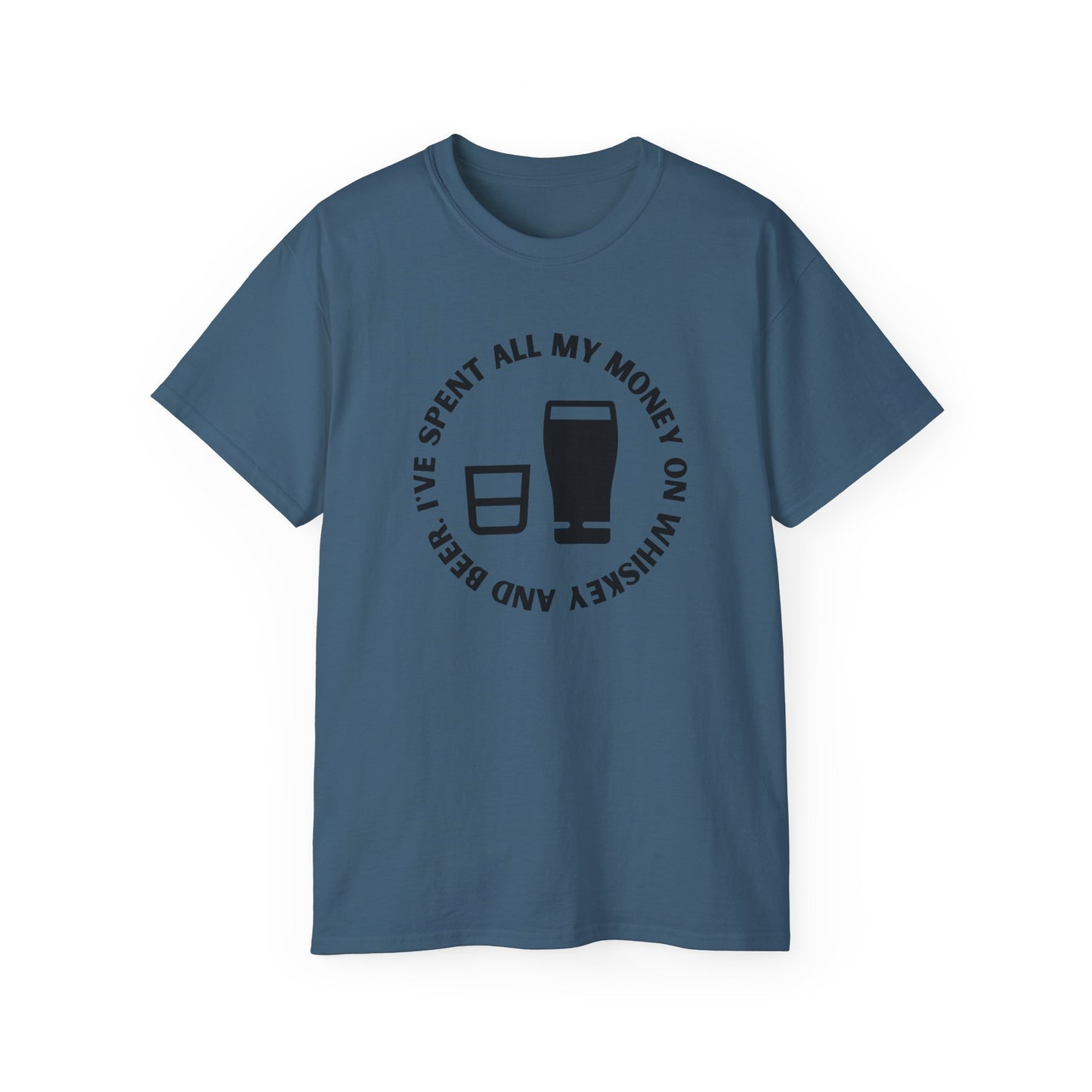 The Dubliners The Wild Rover I've Spent All My Money On Whiskey and Beer Irish Folk Music Luke Kelly Unisex Ultra Cotton Tee