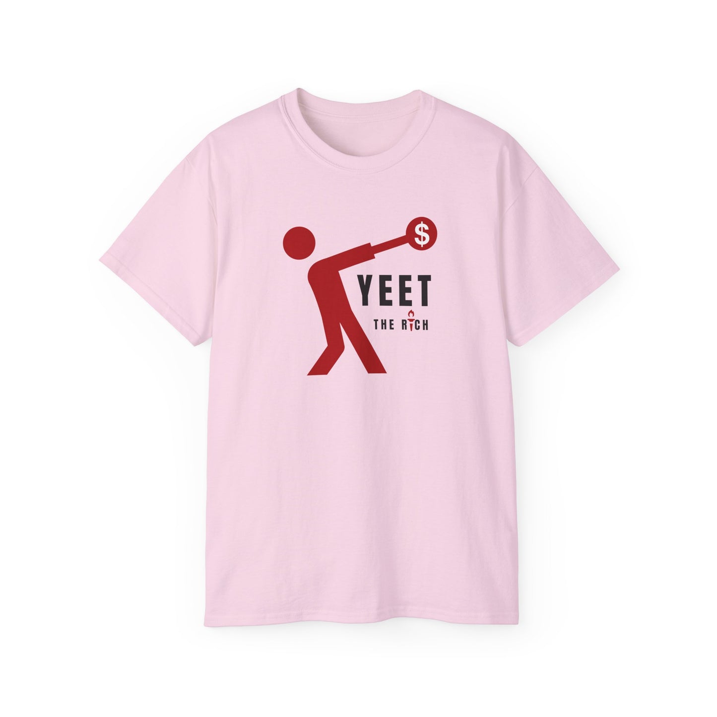 Yeet The Rich Socialist Communist Anti Capitalist Hammer Throw Track and Field Unisex Ultra Cotton Tee