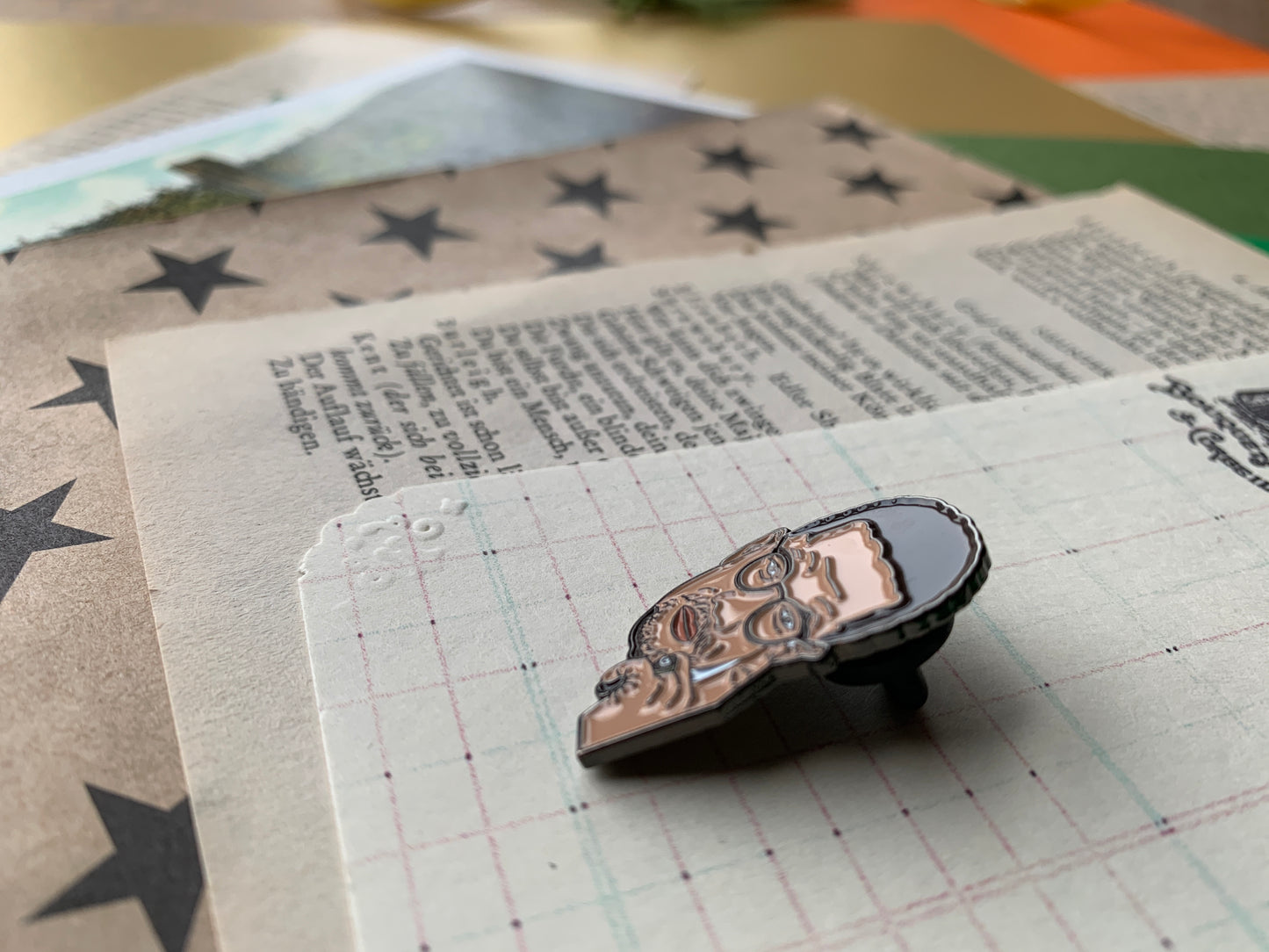 BLM Civil Rights Leader Malcolm X Enamel Pin Badge