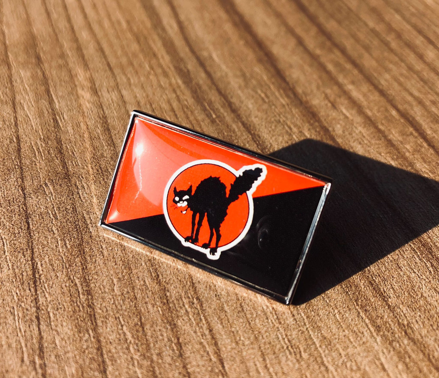 Leftist Sabo-Tabby Trade Union Workers Rights Socialist Enamel Pin Badge