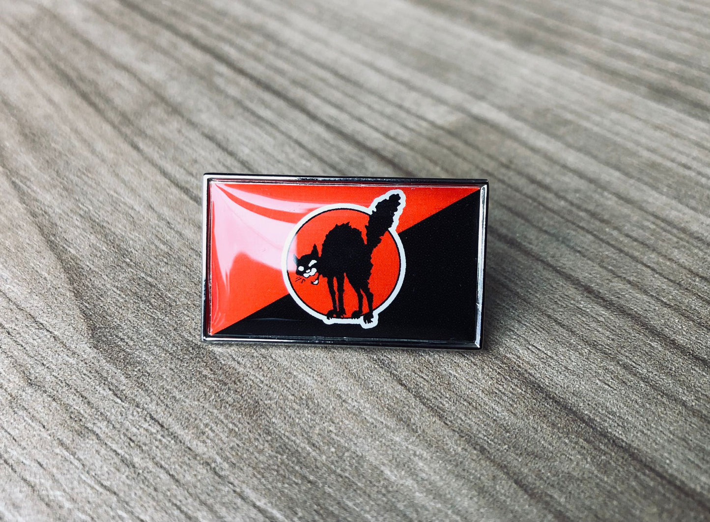 Leftist Sabo-Tabby Trade Union Workers Rights Socialist Enamel Pin Badge