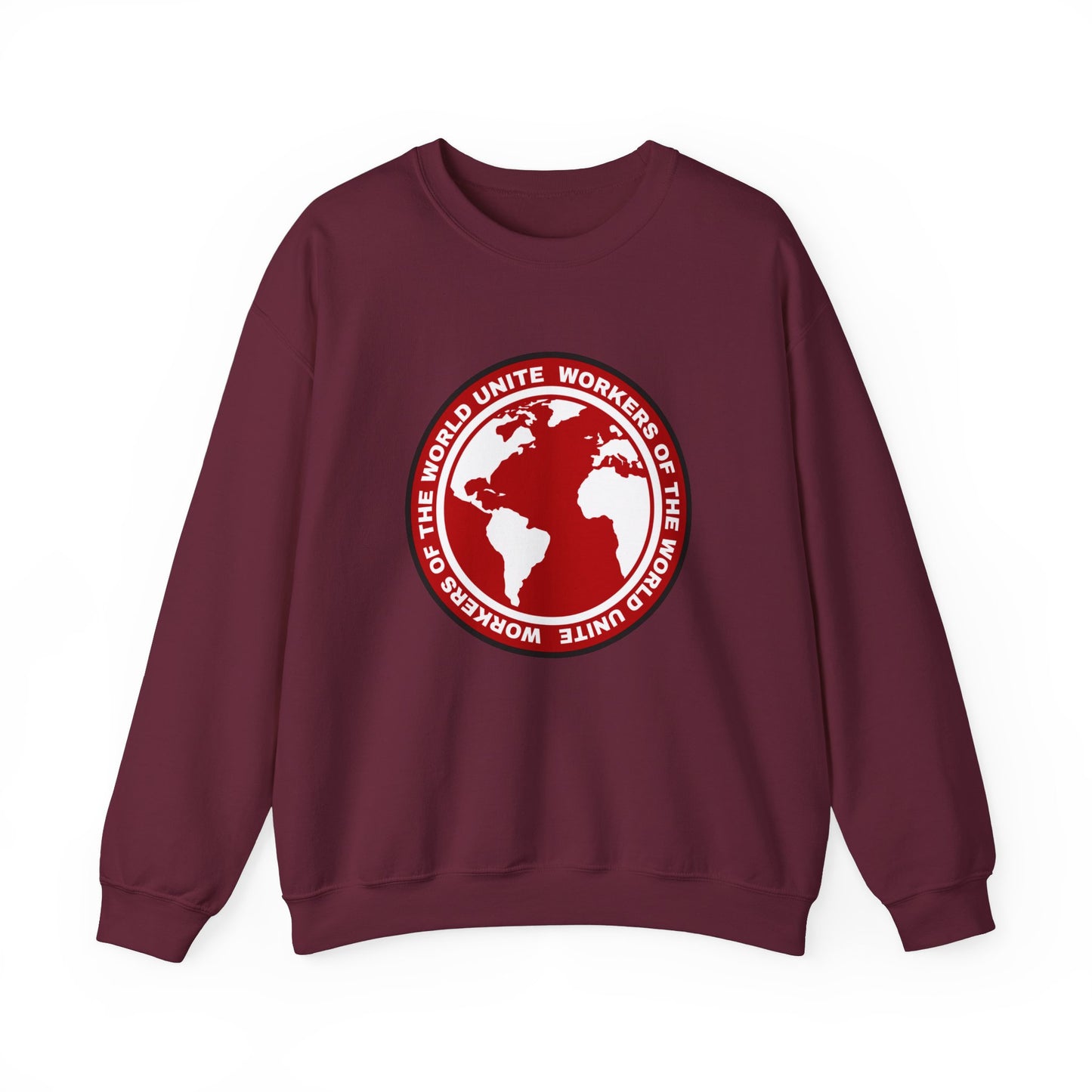 Workers of The World Unite May Day Socialist Solidarity 1st May Solidarity Marx Unisex Heavy Blend Crewneck Sweatshirt