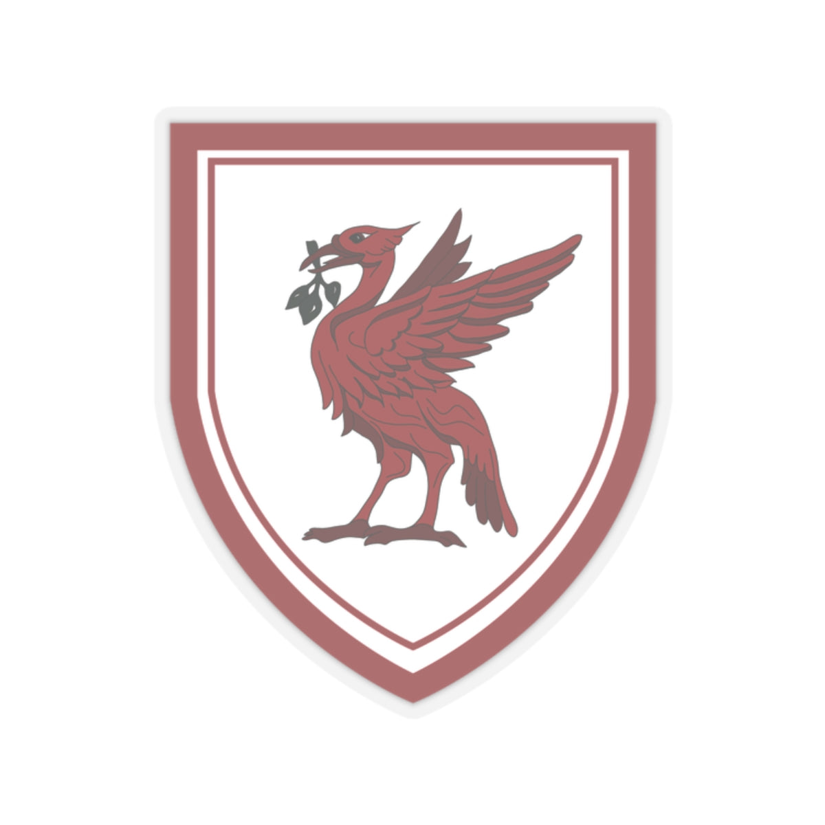 Liverpool Liver Bird Crest Scouse YNWA Kiss-Cut Sticker