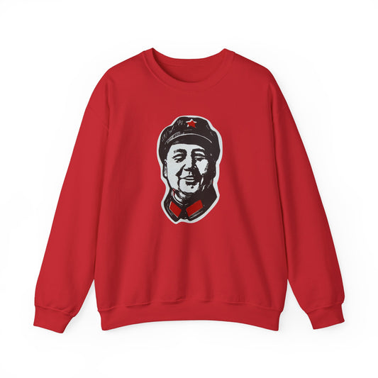 Chairman Mao Zedong Chinese Communist CCP Unisex Heavy Blend Crewneck Sweatshirt