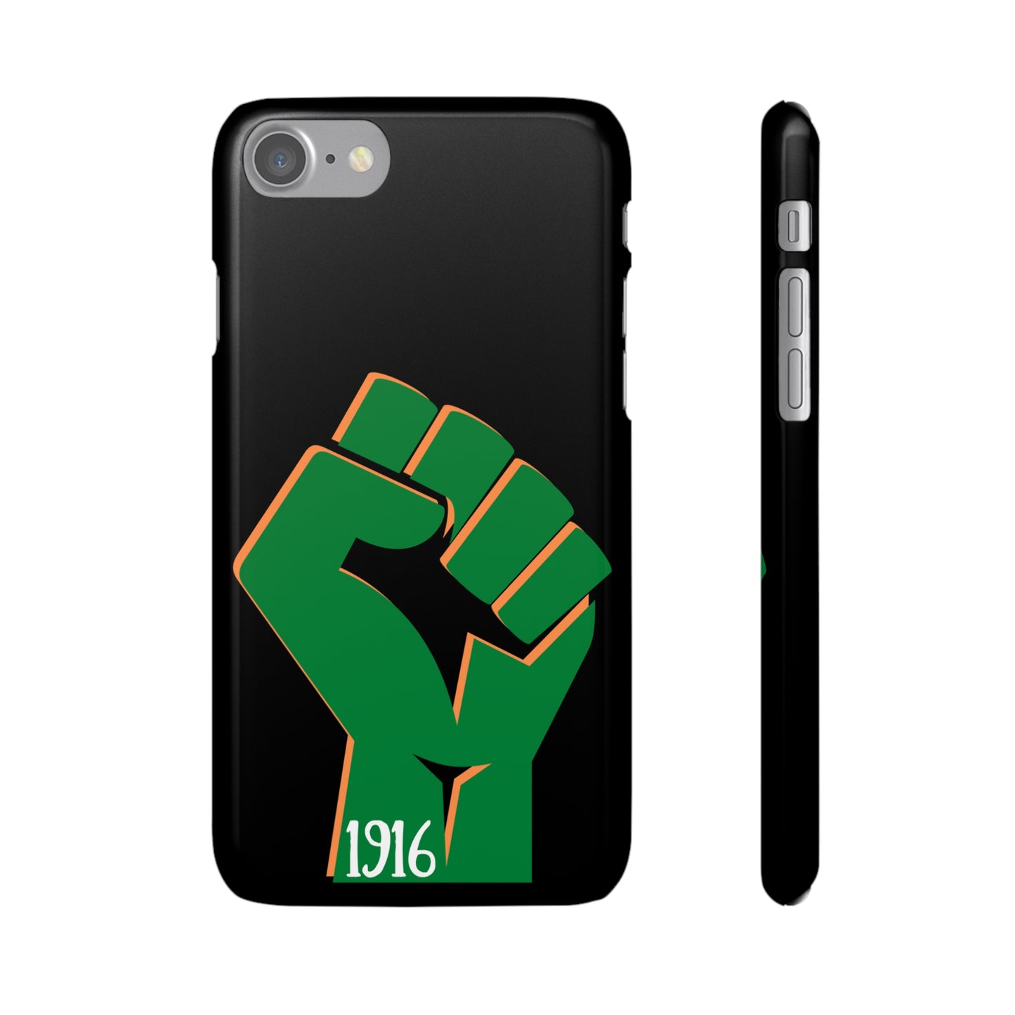 Irish Flag Fist Tricolour 1916 Easter Rising IRA Commemorative iPhone and Samsung Galaxy Snap Phone Cases