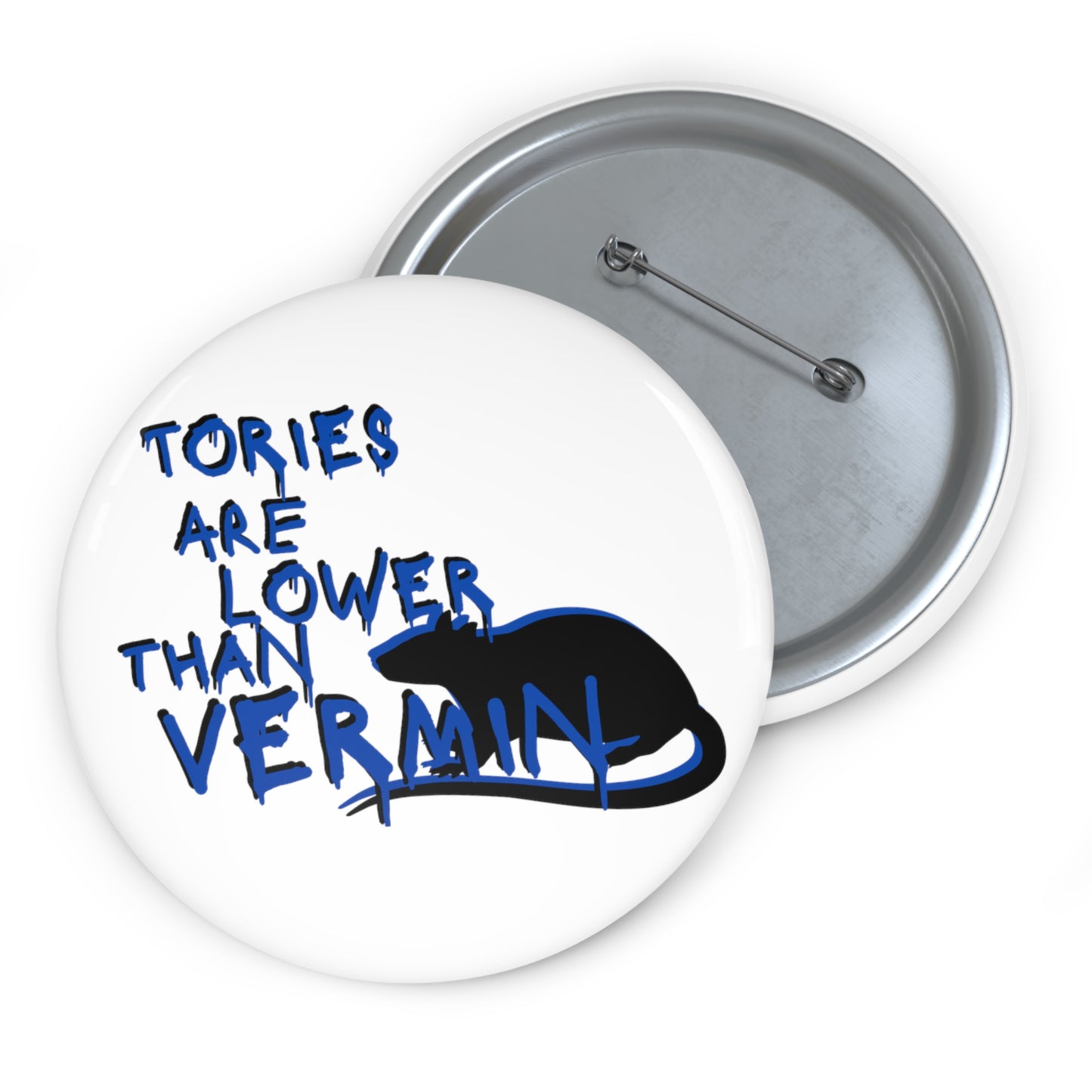 Nye Bevan Tories Are Lower Than Vermin Socialist Labour Party Pin Badge Button