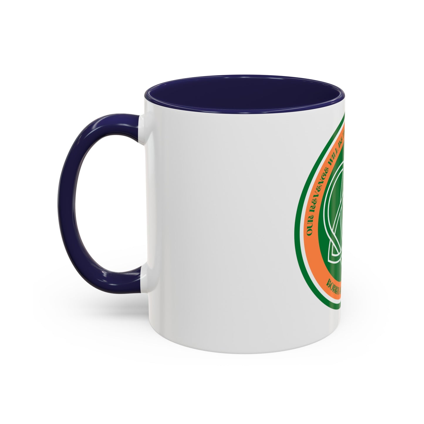 Bobby Sands United Ireland Hunger Striker IRA Commemorative Our Revenge Will Be The Laughter of Our Children Accent Mug