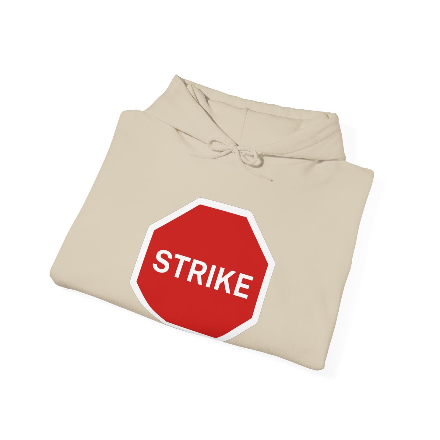 Labour Union Strike Stop Sign Red Leftist Socialist Trade Union Hoodie Unisex Heavy Blend Hooded Sweatshirt